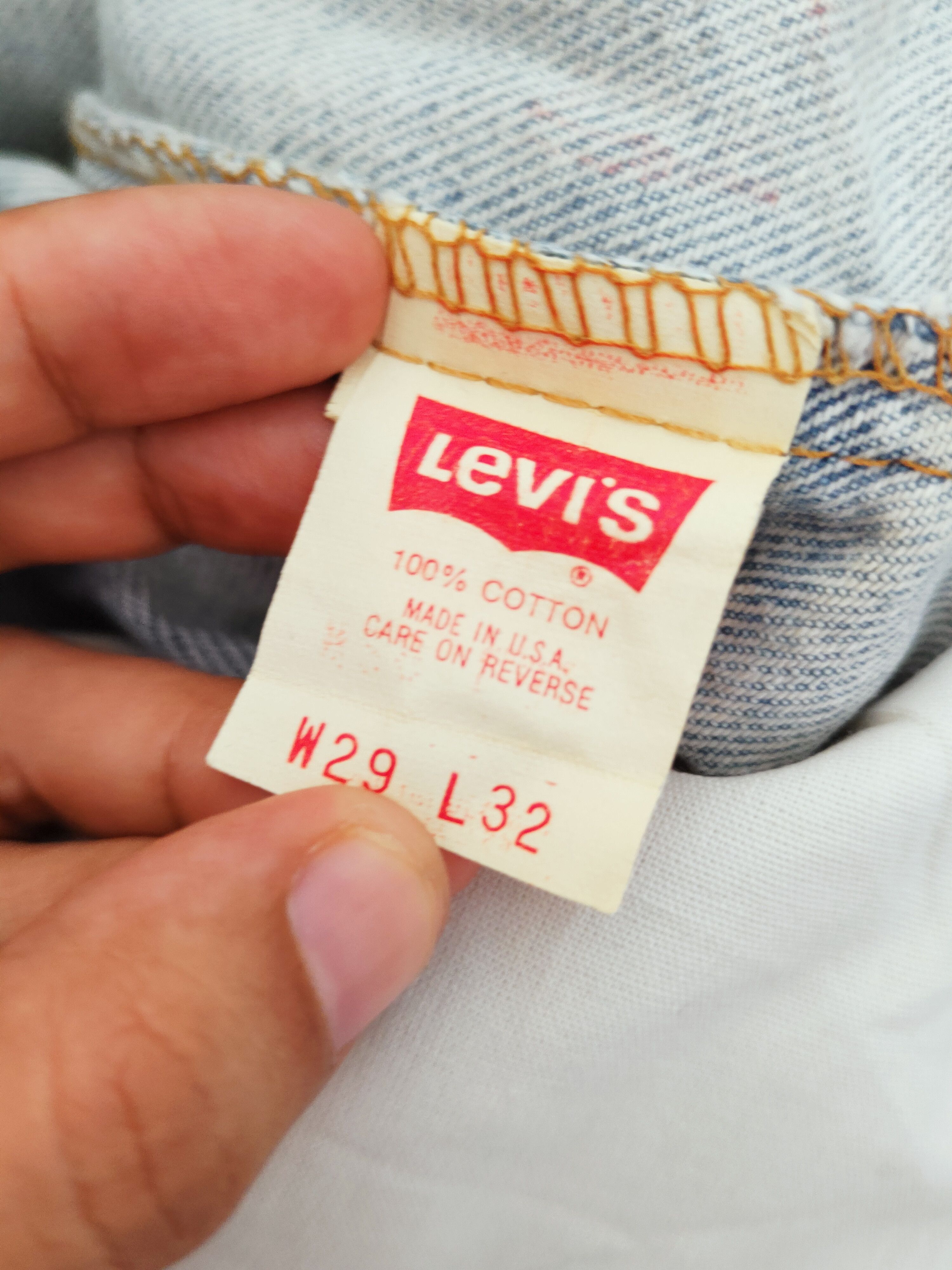 Levi's Levi's vintage Blue Distressed Ripped Jeans #W789 Size US 28 / EU 44 - 16 Thumbnail