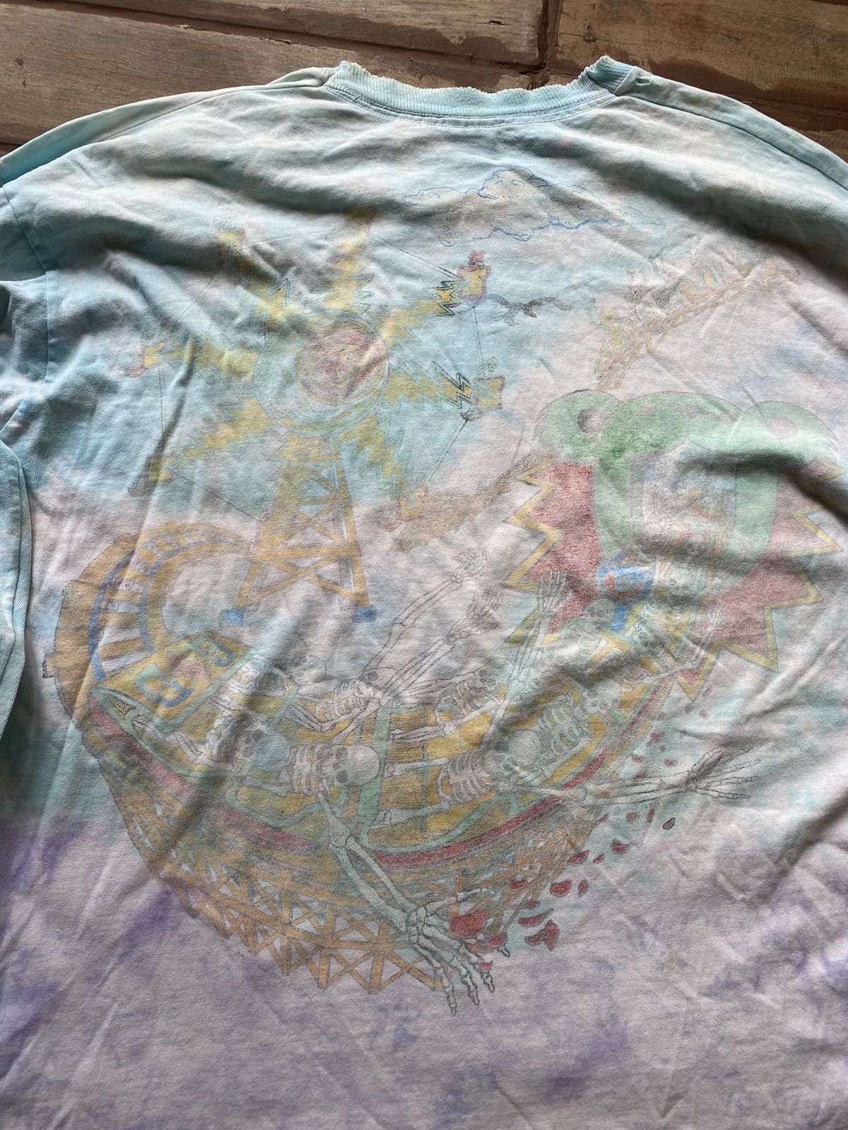 Grateful Dead × Vintage 1993 Grateful Dead Amusement Park Tie Dye Shirt Size US XL / EU 56 / 4 - 6 Thumbnail