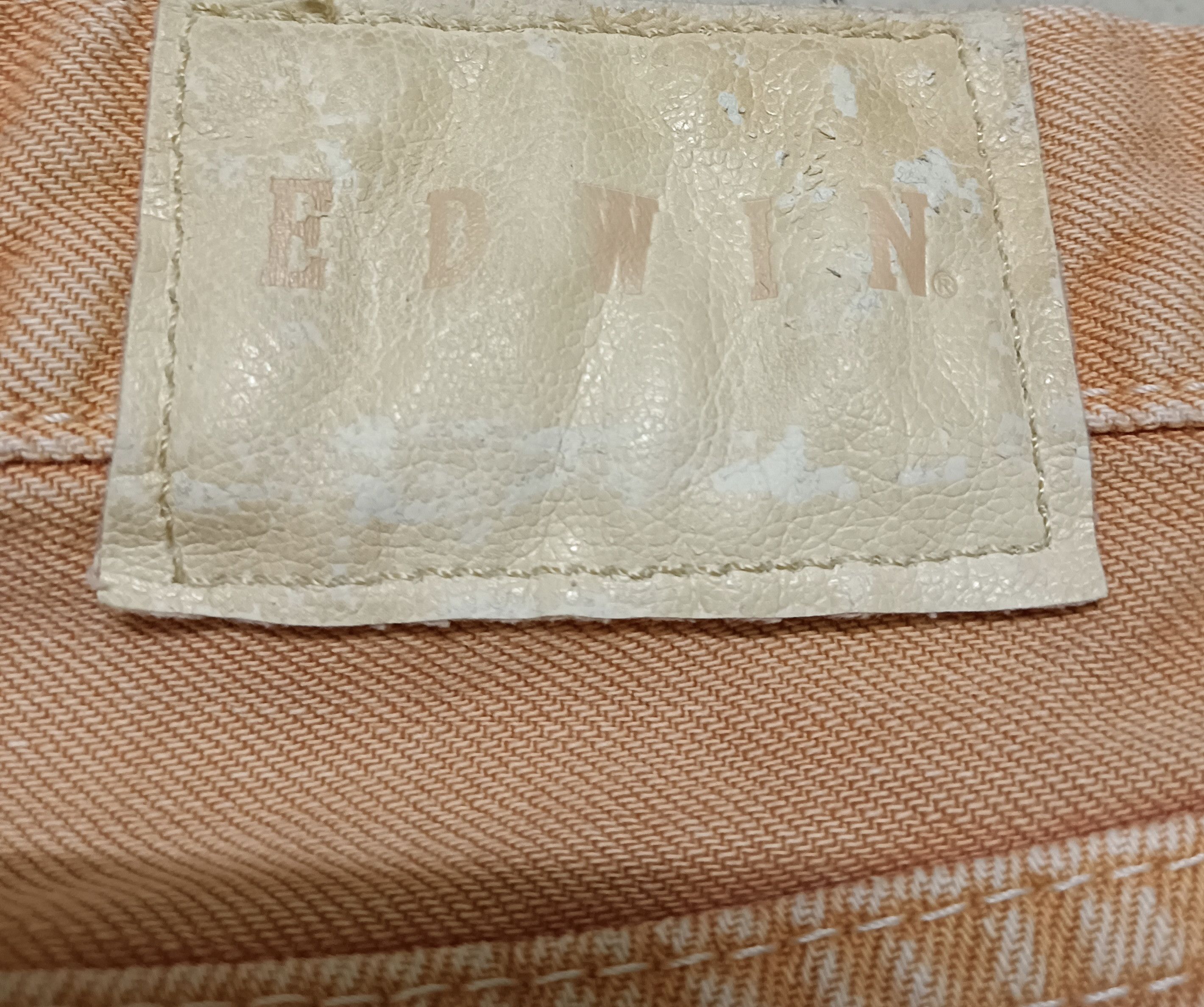 Edwin Edwin Japan Orange Jeans Denim Size US 36 / EU 52 - 10 Thumbnail