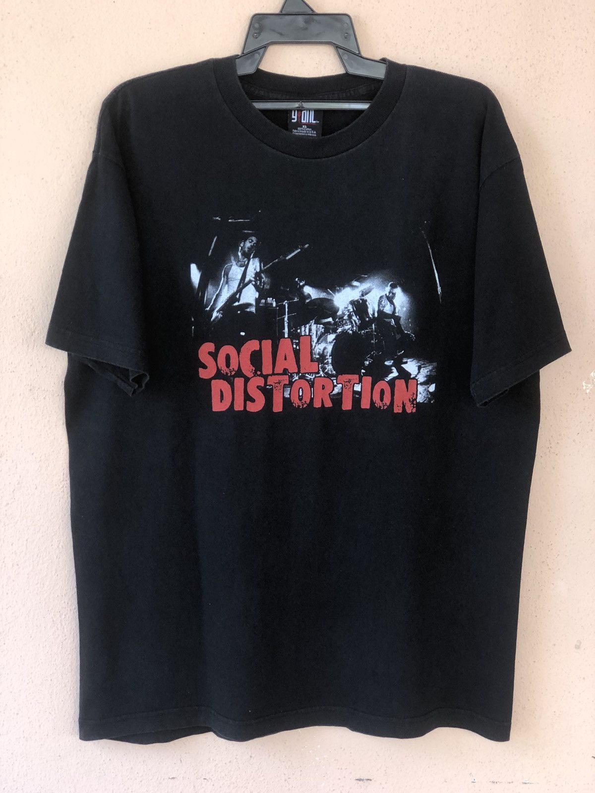 Vintage 90s 2024 Social Distortion Punk Rock Concert T Shirt Mens Large Giant