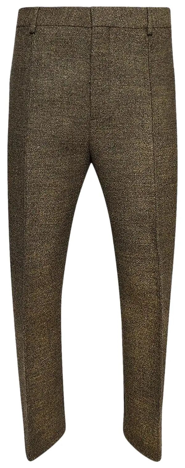 Bottega Veneta o1loc1c0426 803614 Cotton Frise Pants in Brown Size US 34 / EU 50 - 1 Preview