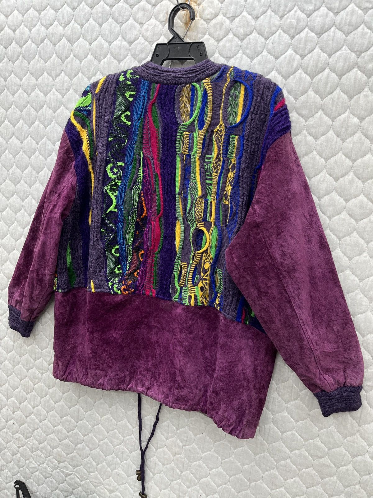 Coogi 🔥🔥🔥STEALS COOGI MULTICOLOUR KNIT + LEATHER JACKET Size US M / EU 48-50 / 2 - 5 Thumbnail