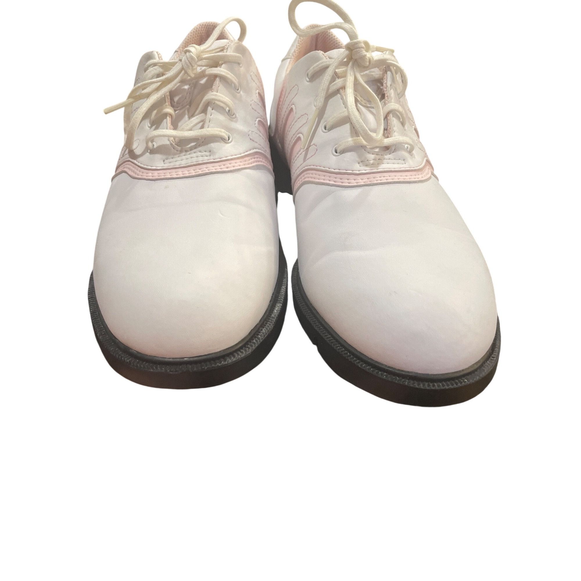 Adidas Adidas 738167 Traxion 2 Wms soft white pink golf shoes sneak Size US 7 / IT 37 - 12 Thumbnail