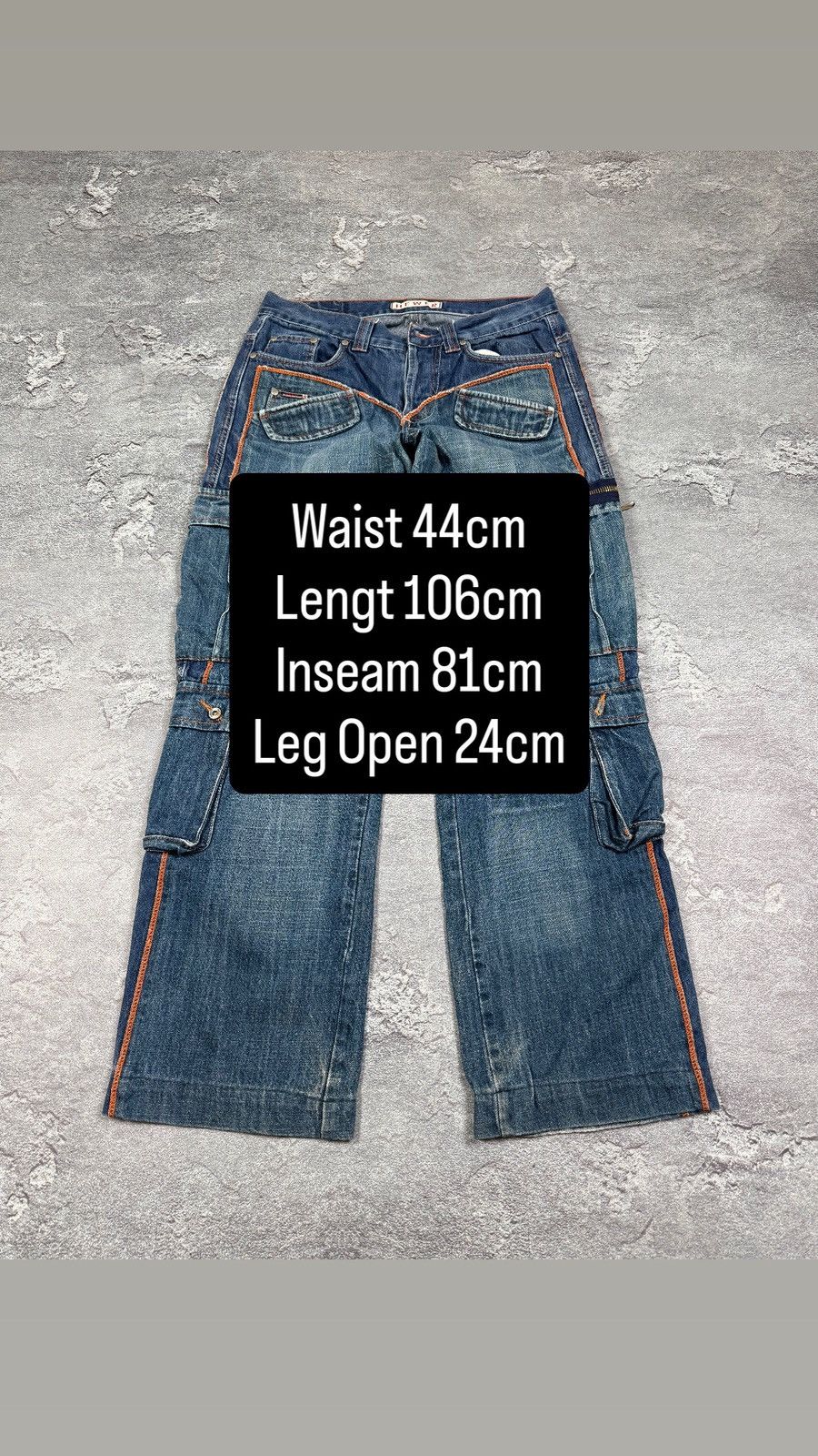If Six Was Nine Y2K 2000s Hewer Straight Flared Bootcut Washed Jeans Size 32 Size US 32 / EU 48 - 2 Thumbnail
