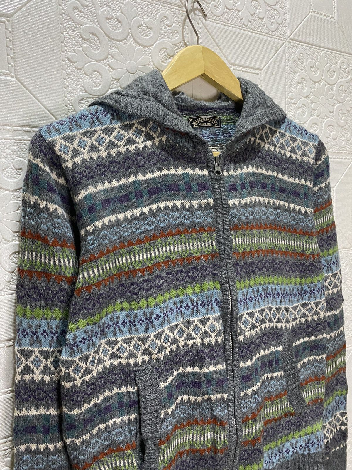 If Six Was Nine × Japanese Brand × Vintage Vintage 291295 = Homme Navajo Sweatshirt Size S / US 4 / IT 40 - 3 Thumbnail