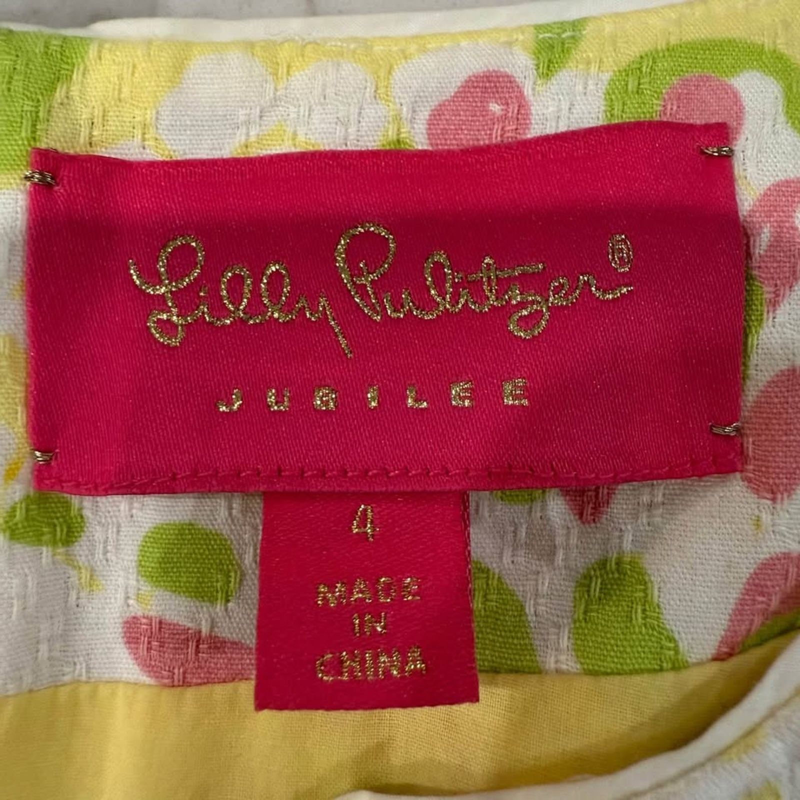 Lilly Pulitzer Lilly Pulitzer Jubilee Floral Midi Shift Dress Womens 4 Size S / US 4 / IT 40 - 5 Thumbnail