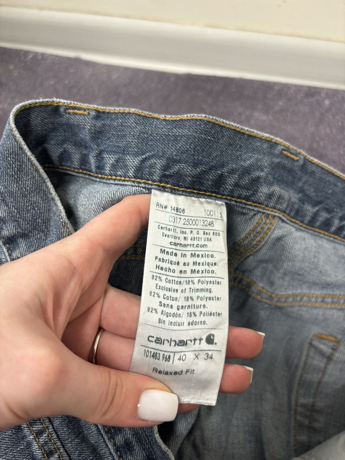 Carhartt Vintage Carhartt Relaxed Fit Utility Work Denim Baggy Jeans Size US 40 / EU 56 - 13 Thumbnail