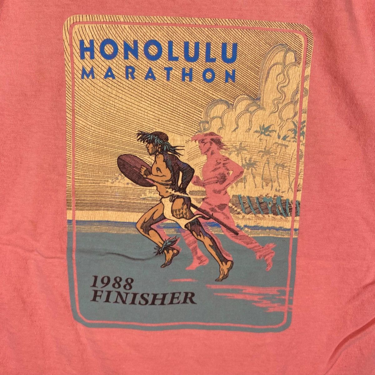 Vintage Vintage 80's HONOLULU MARATHON Finisher Graphic Women Tops Size S / US 4 / IT 40 - 7 Thumbnail