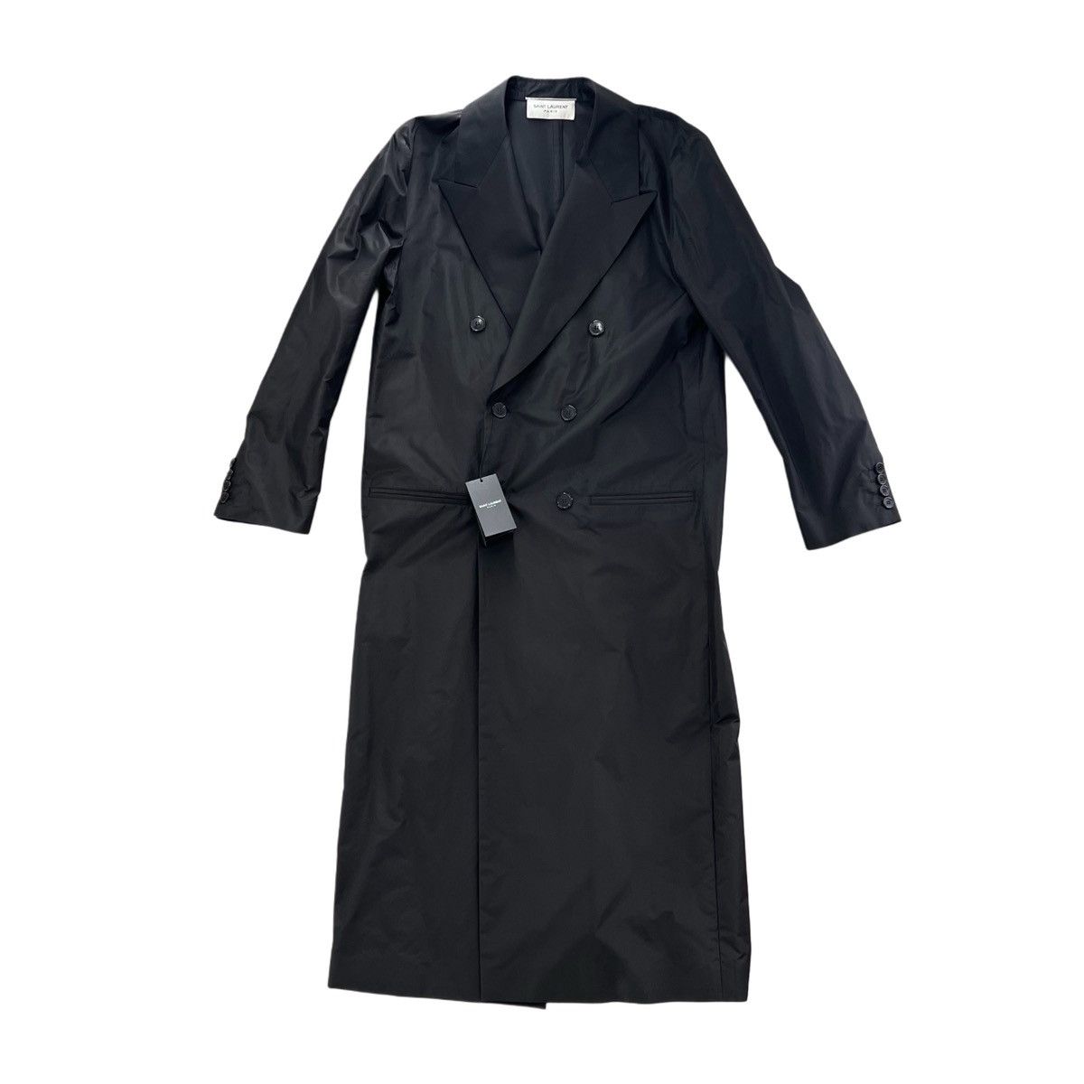 Saint Laurent Paris Saint Laurent Double Breasted Oversized Coat in Medium Size US M / EU 48-50 / 2 - 1 Thumbnail