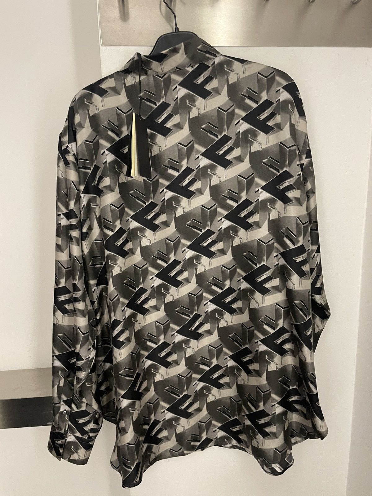 Fendi Multicolor silk shirt Size US XXL / EU 58 / 5 - 2 Thumbnail