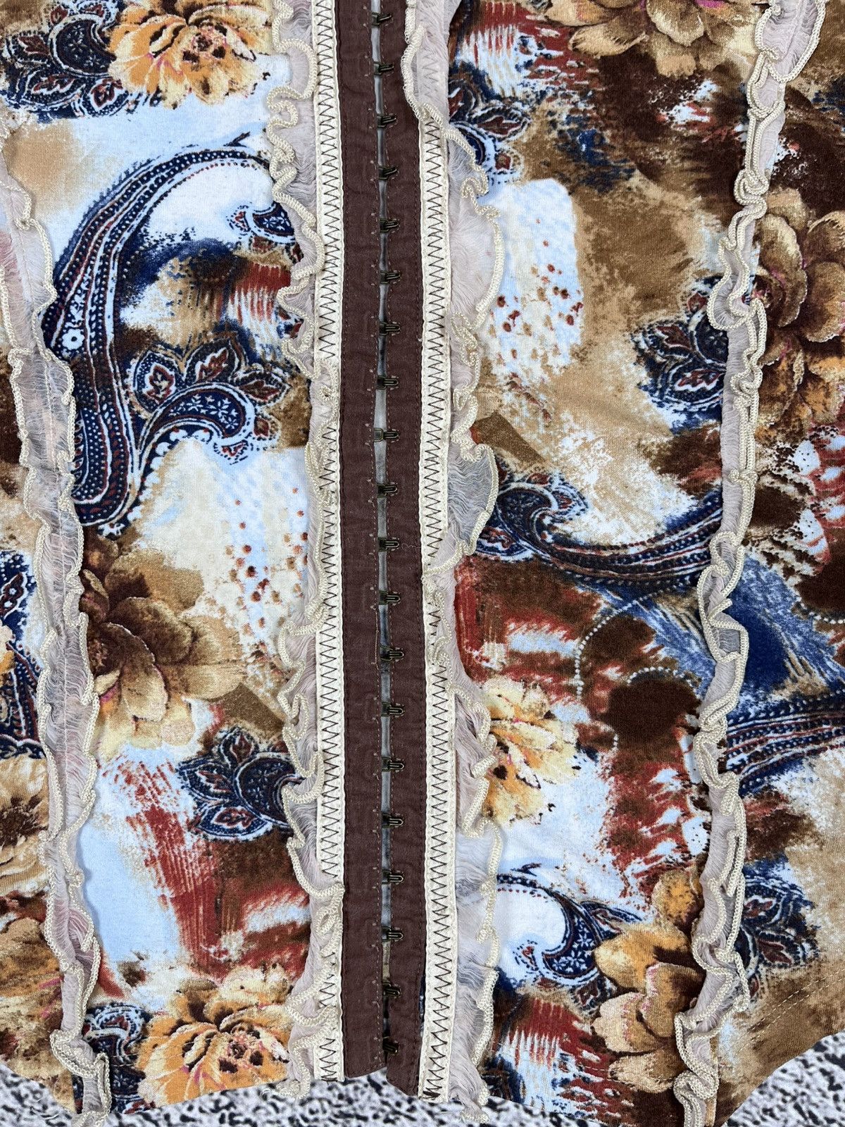 Japanese Brand Vintage Floral Longsleeve Light Cardigan Printed Art Size S / US 4 / IT 40 - 5 Thumbnail