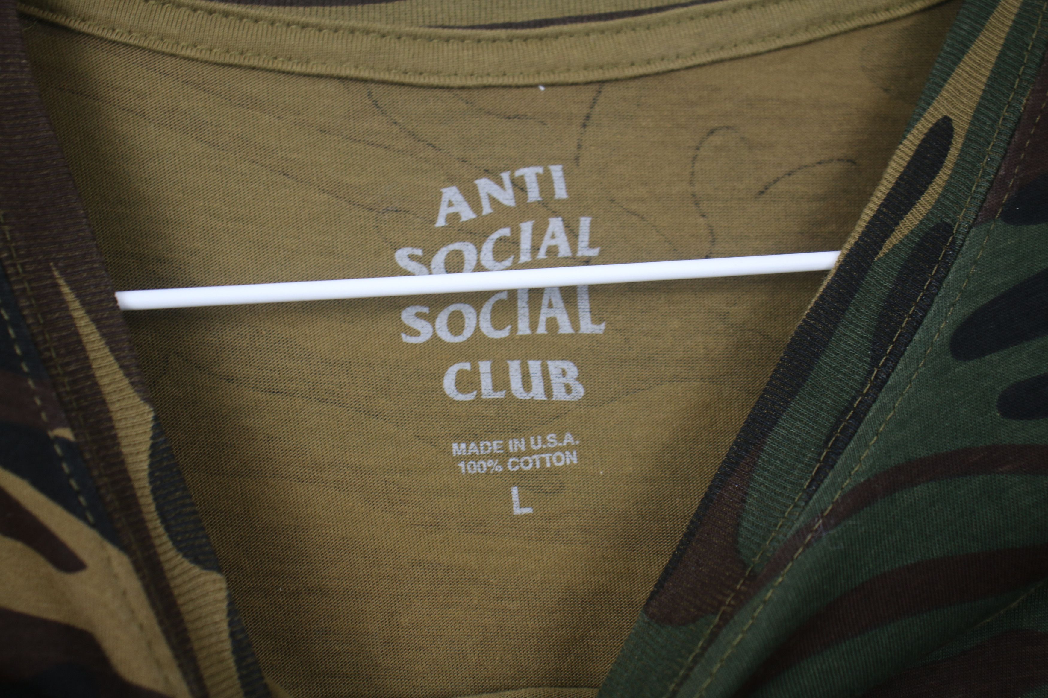 Anti Social Social Club Anti Social Social Club (ASSC) Orange-on-Camo Tee Size US L / EU 52-54 / 3 - 2 Thumbnail