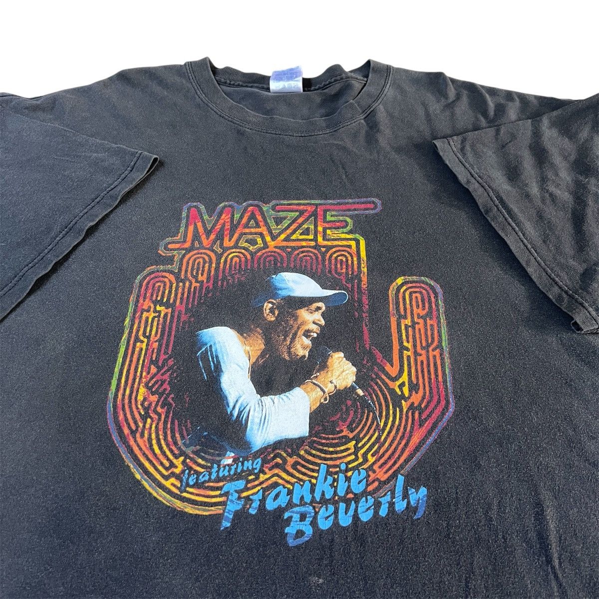 Band Tees × Rap Tees × Vintage Vintage Y2K MAZE featuring frankie beverly Tee 2XL Faded Size US XXL / EU 58 / 5 - 4 Thumbnail