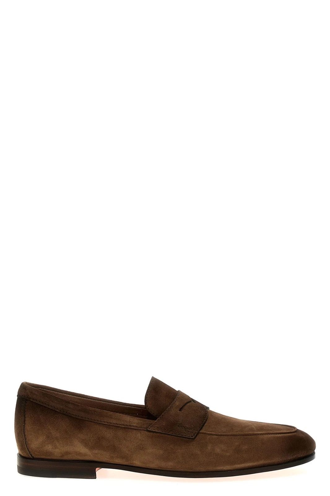 Santoni SANTONI Brown Suede Loafers New & Authentic Size US 10 / EU 43 - 1 Thumbnail