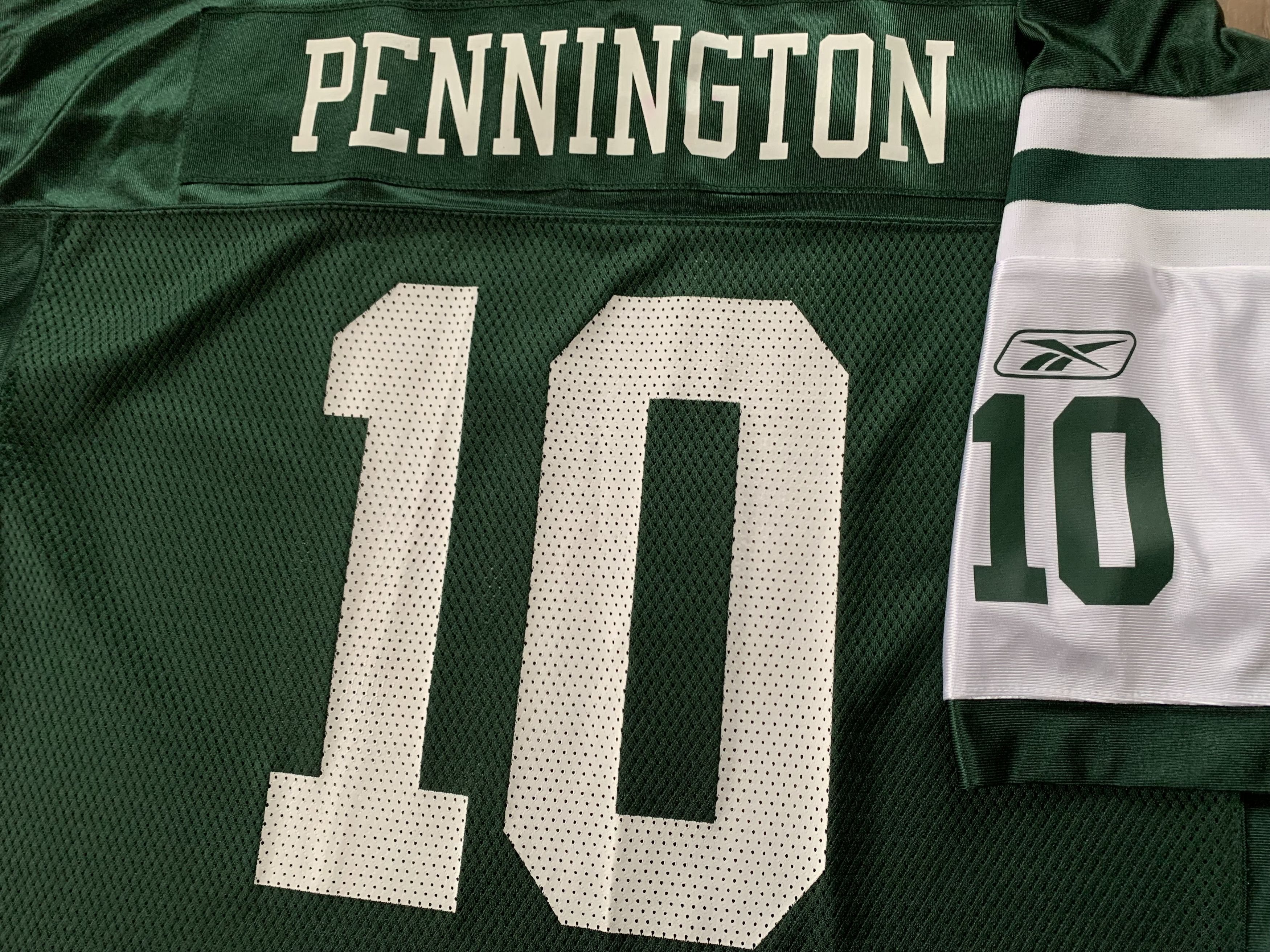 NFL × Reebok × Vintage Reebok NFL New York Jets Pennington #10 Jersey Size US XL / EU 56 / 4 - 12 Thumbnail