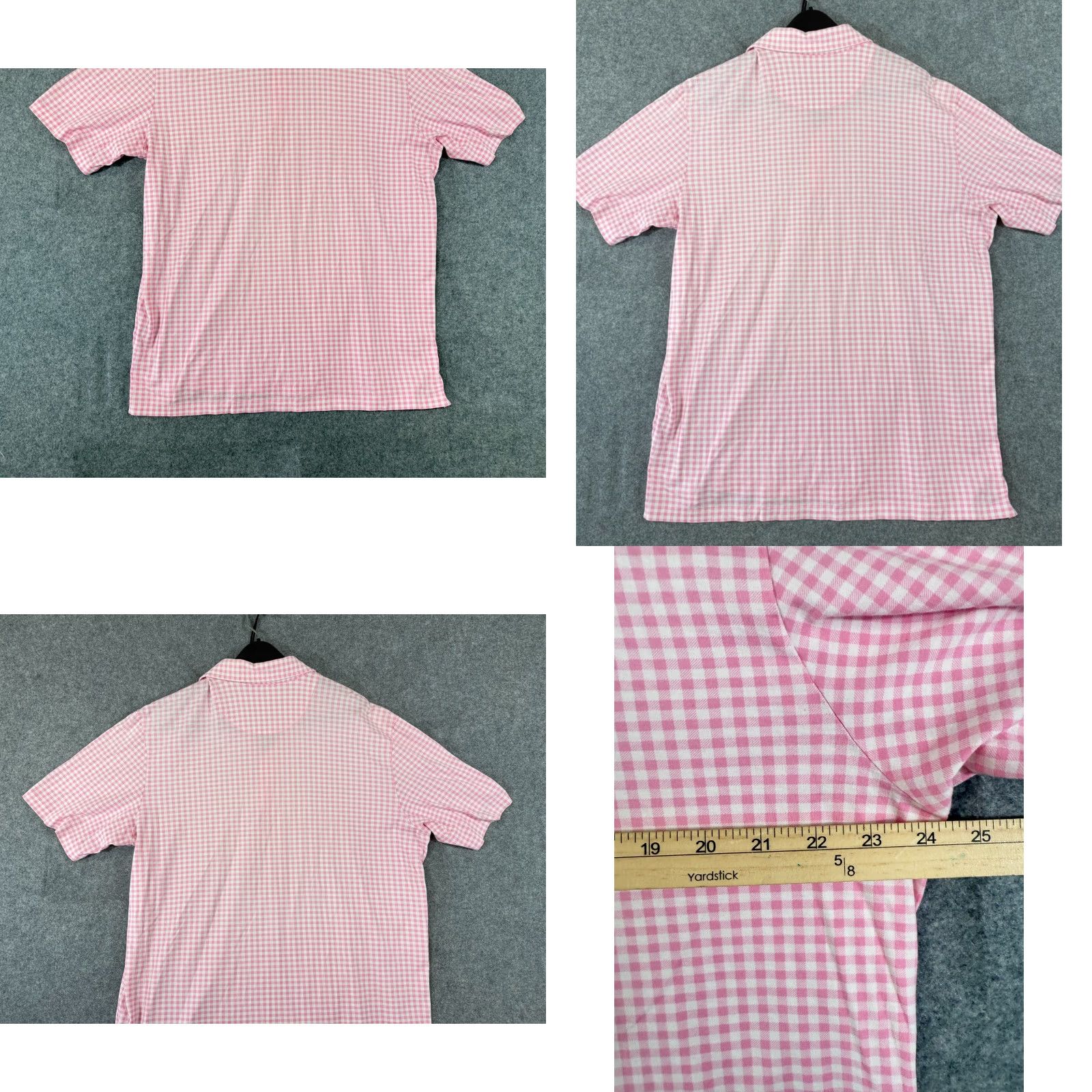 Polo Ralph Lauren Polo Golf Ralph Lauren Shirt Mens XL Pink Gingham Check Pima Cotton Preppy Size US XL / EU 56 / 4 - 8 Thumbnail