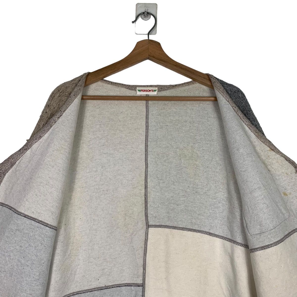 PERSON'S PERSON’S Patchwork Design Cardigan #0314-C14 Size US M / EU 48-50 / 2 - 13 Thumbnail