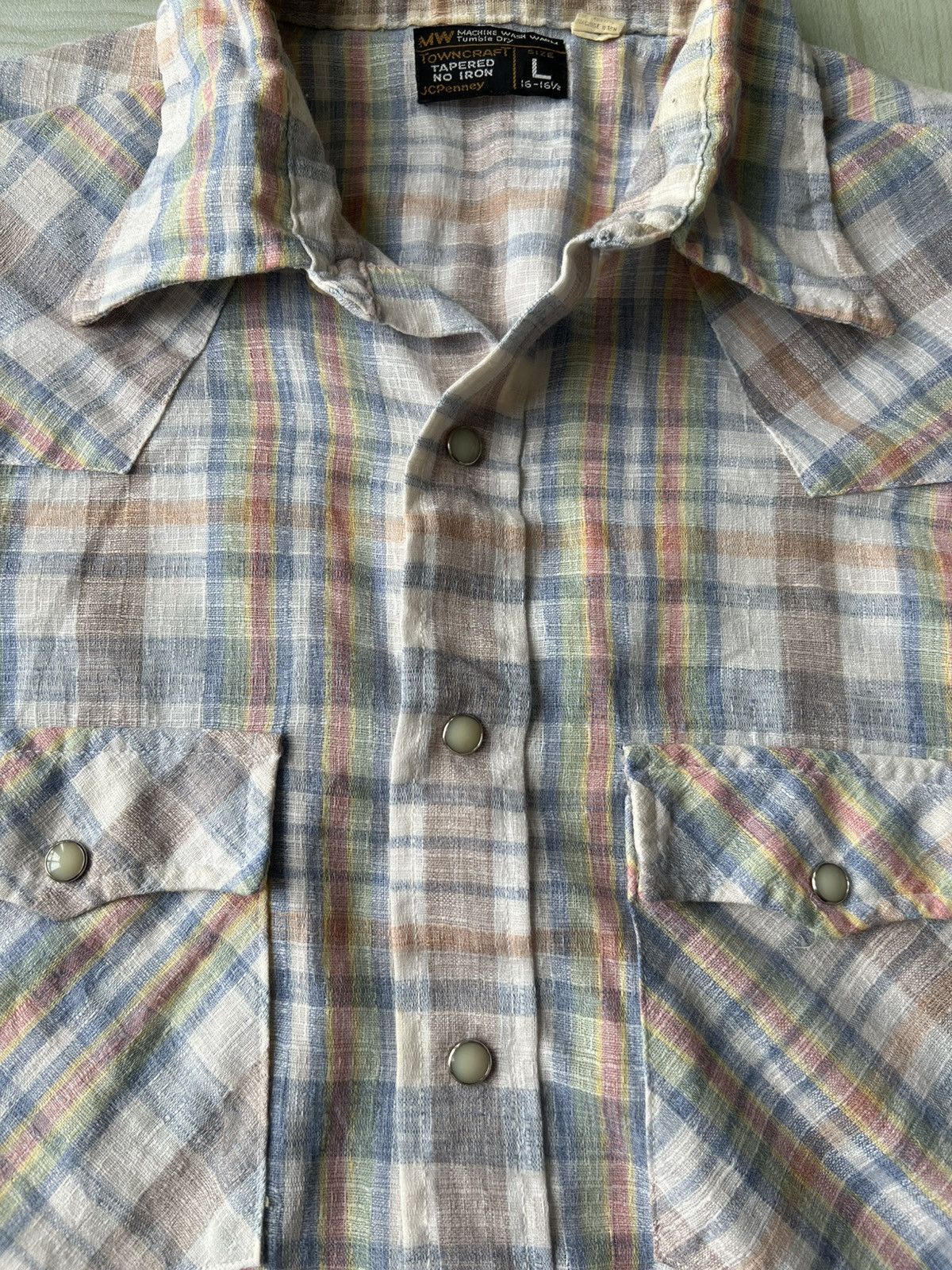 Towncraft Vintage 1960/70s Towncraft JC Pennys Western Cowboy Shirt Size US L / EU 52-54 / 3 - 1 Thumbnail