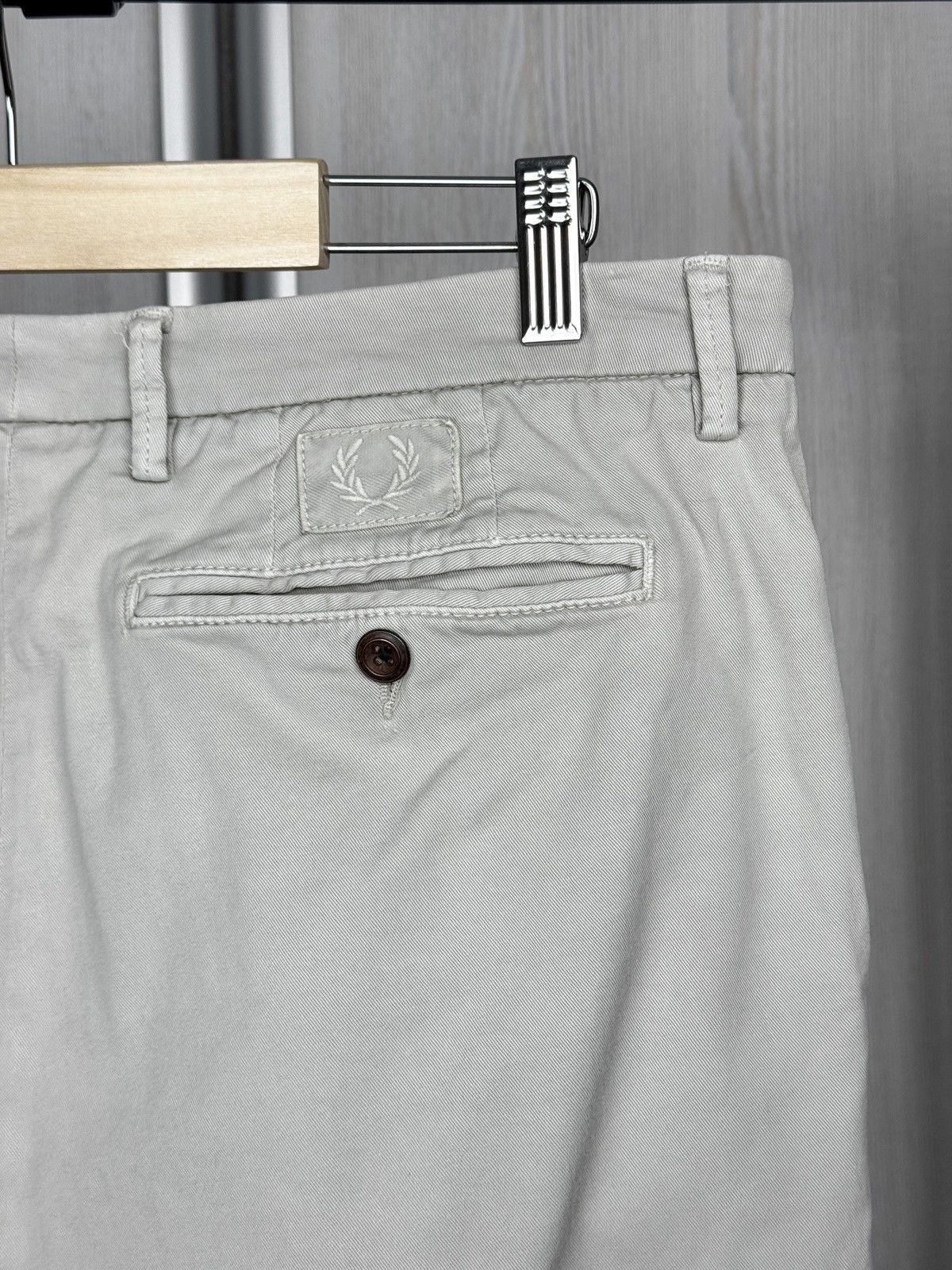 Fred Perry Fred Perry vintage beige grey cotton chino pants size 34 Size US 34 / EU 50 - 8 Thumbnail