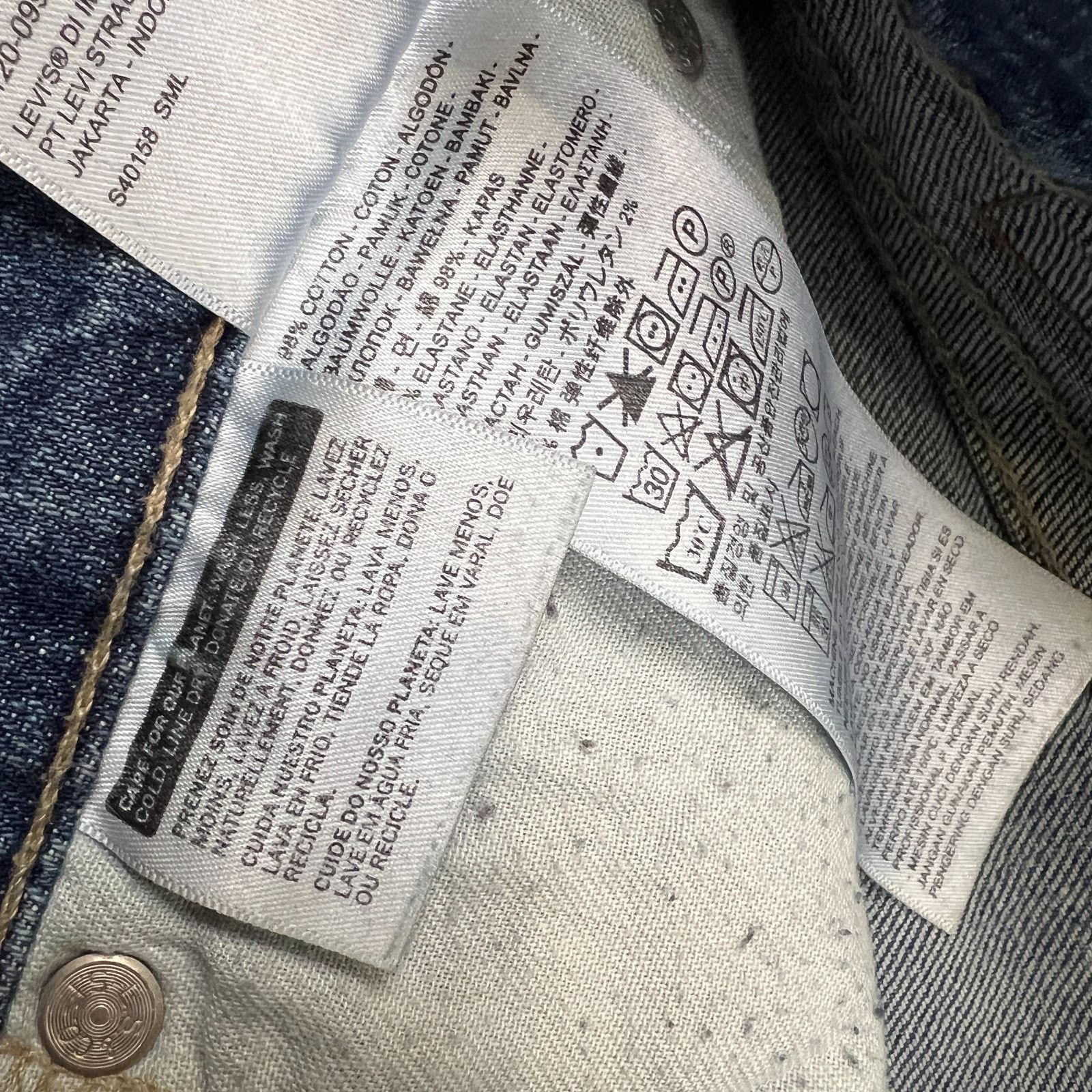 Levi's Levi's 511 Jean 29x32 Slim Fit Mid Rise Stretch Denim Pant Size US 29 - 10 Thumbnail