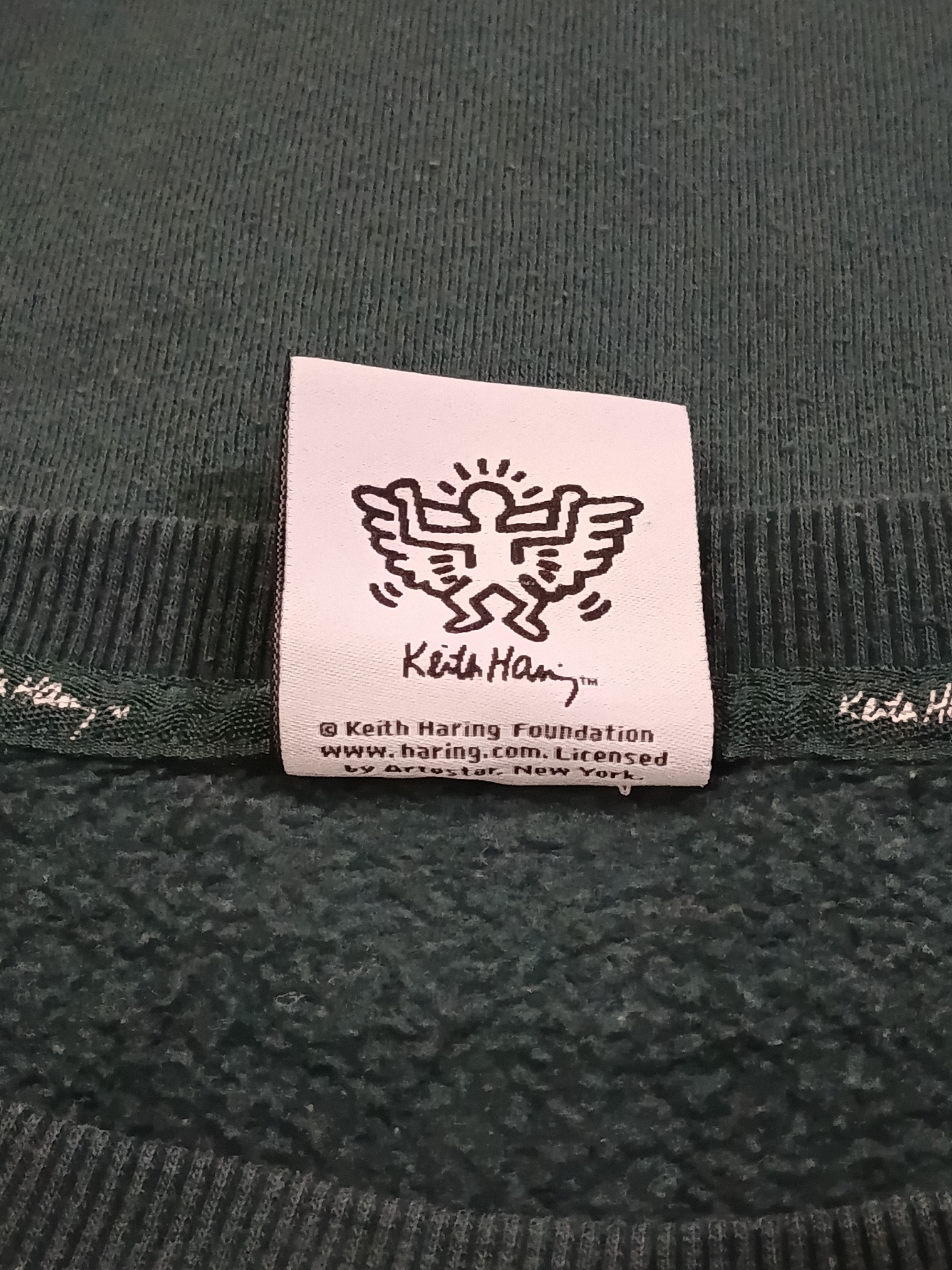 Arts & Science Keith Haring Statue of Liberty Graphic Crewneck Sweatshirt Size US M / EU 48-50 / 2 - 7 Thumbnail