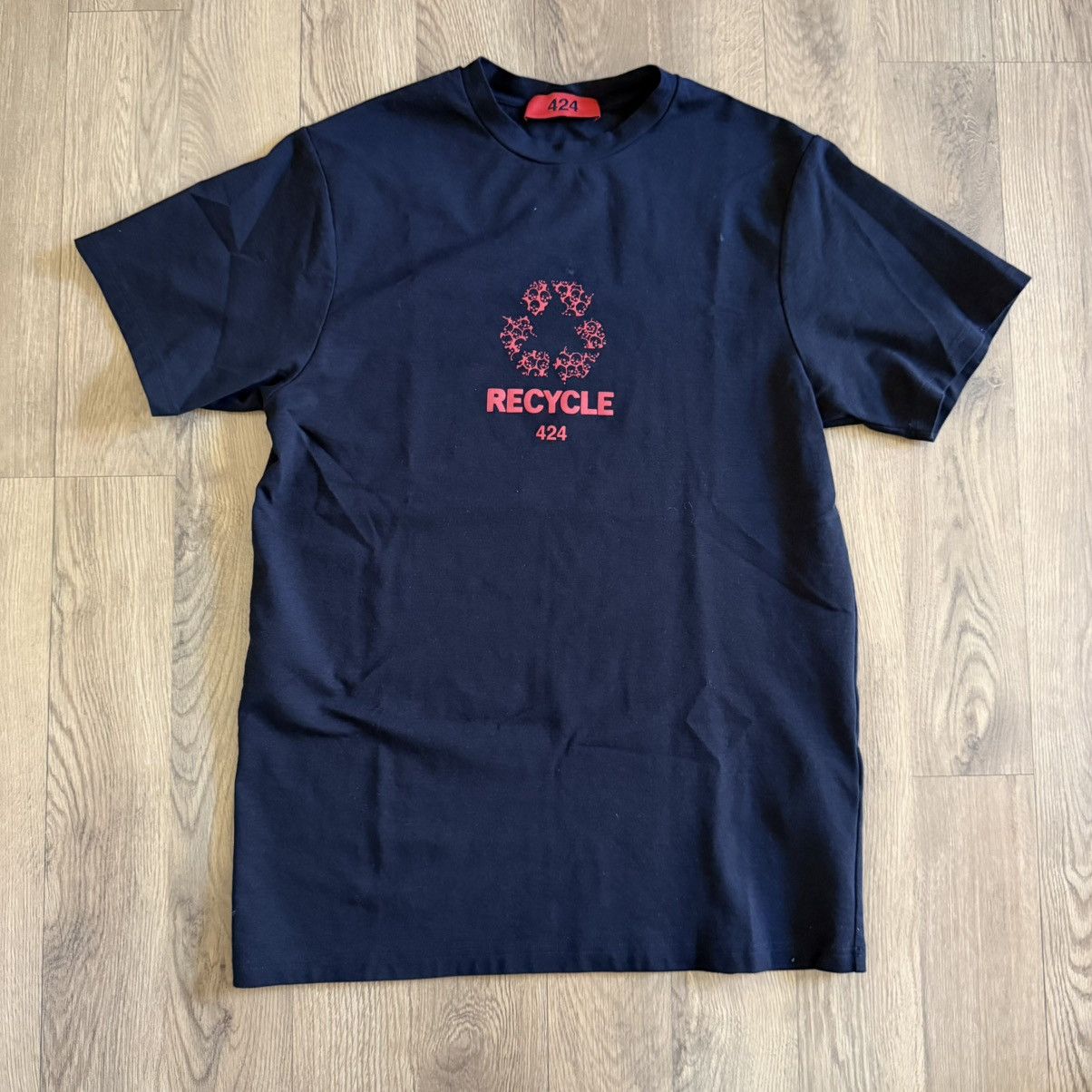 424 424 Skull Recycle Tee Size US S / EU 44-46 / 1 - 1 Thumbnail