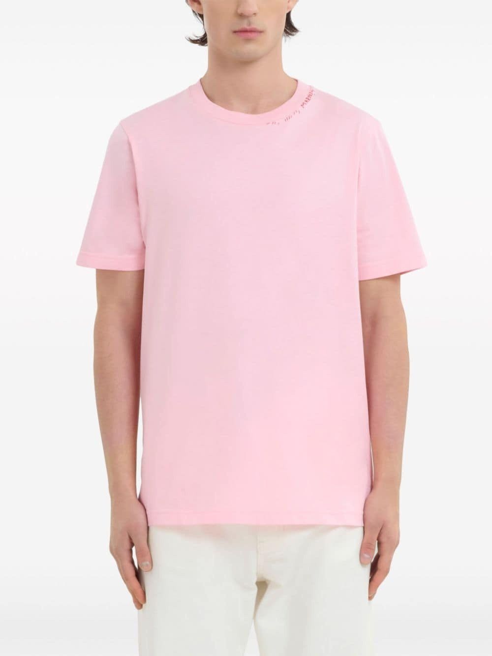 Marni oc11z0525 Floral-Print Cotton T-Shirt in Pink Size US S / EU 44-46 / 1 - 3 Thumbnail