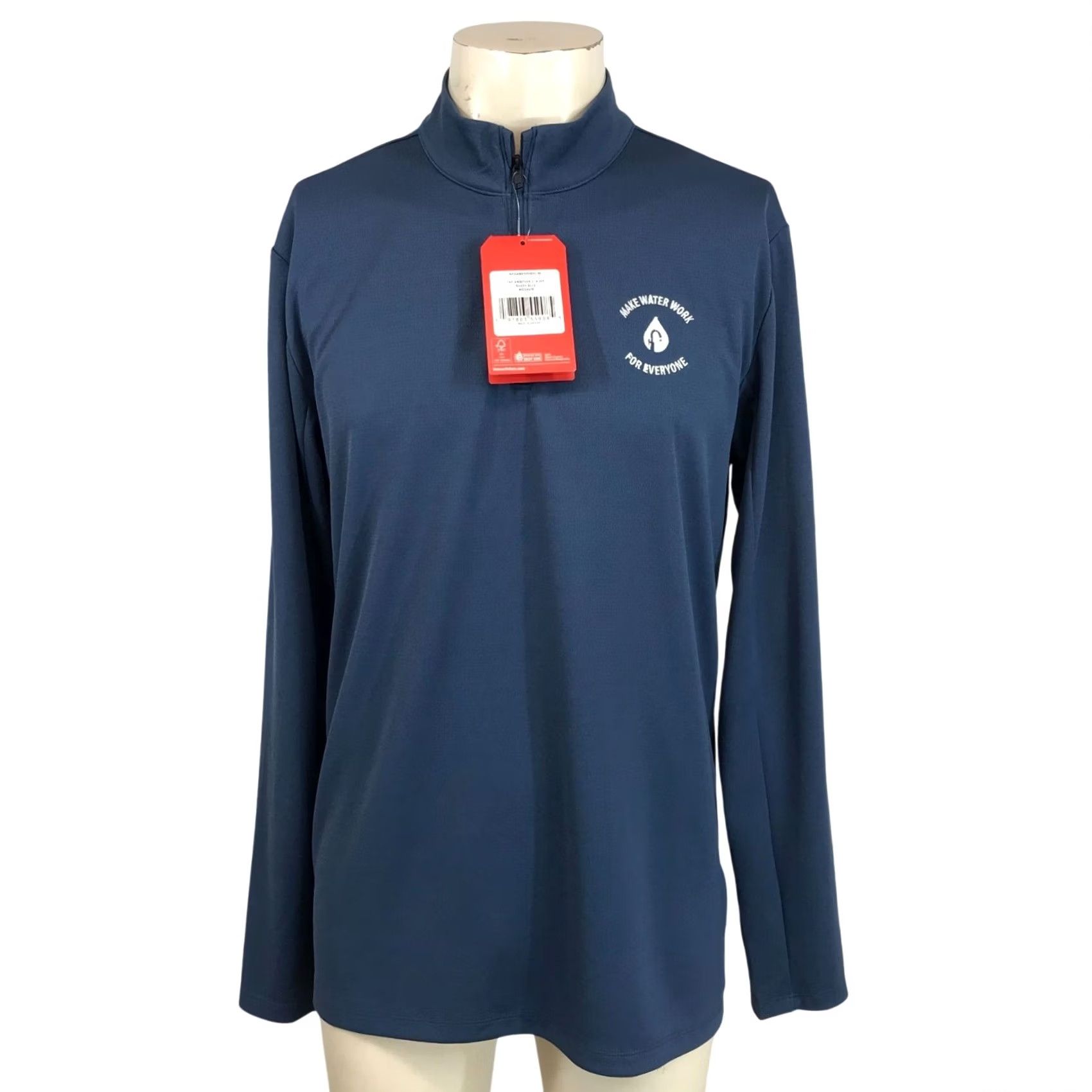 The North Face THE NORTH FACE SHIRT MEN M BLUE 1/4 ZIP PULL-OVER SHADY AMBITION Logo Pullover 90s? Size US M / EU 48-50 / 2 - 2 Thumbnail