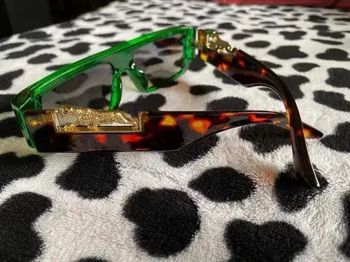 Electric Visual Green Frame Leopard Sunglasess Size ONE SIZE - 3 Thumbnail