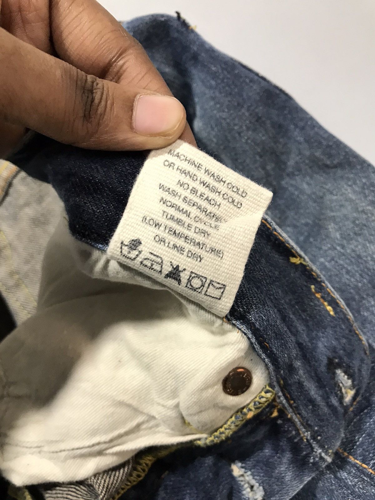 Japanese Brand Vintage Japanese brand seagull salvage denim Size US 36 / EU 52 - 7 Thumbnail