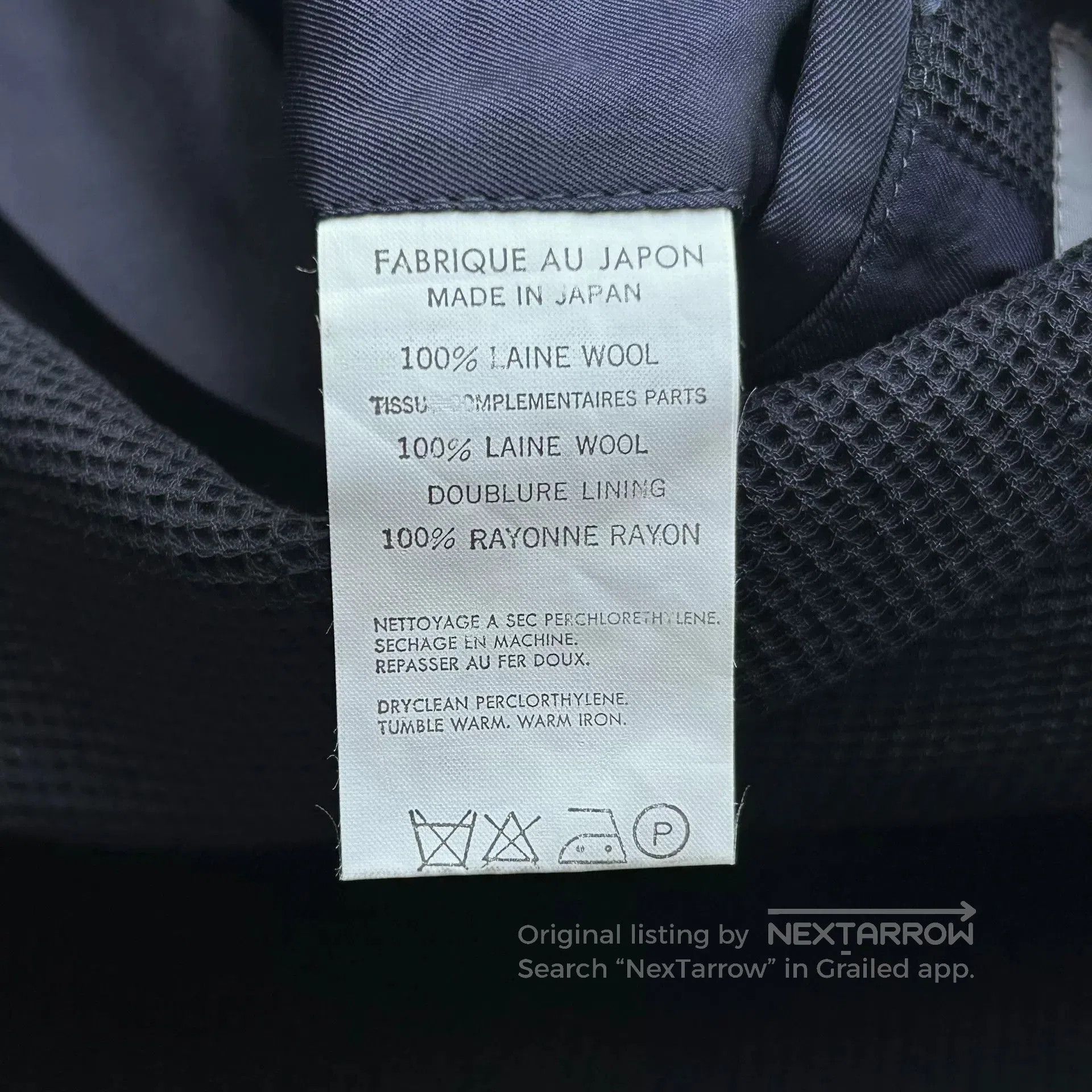 Yohji Yamamoto Yohji Yamamoto Blue White Woven Suit Jacket. Size US M / EU 48-50 / 2 - 7 Thumbnail