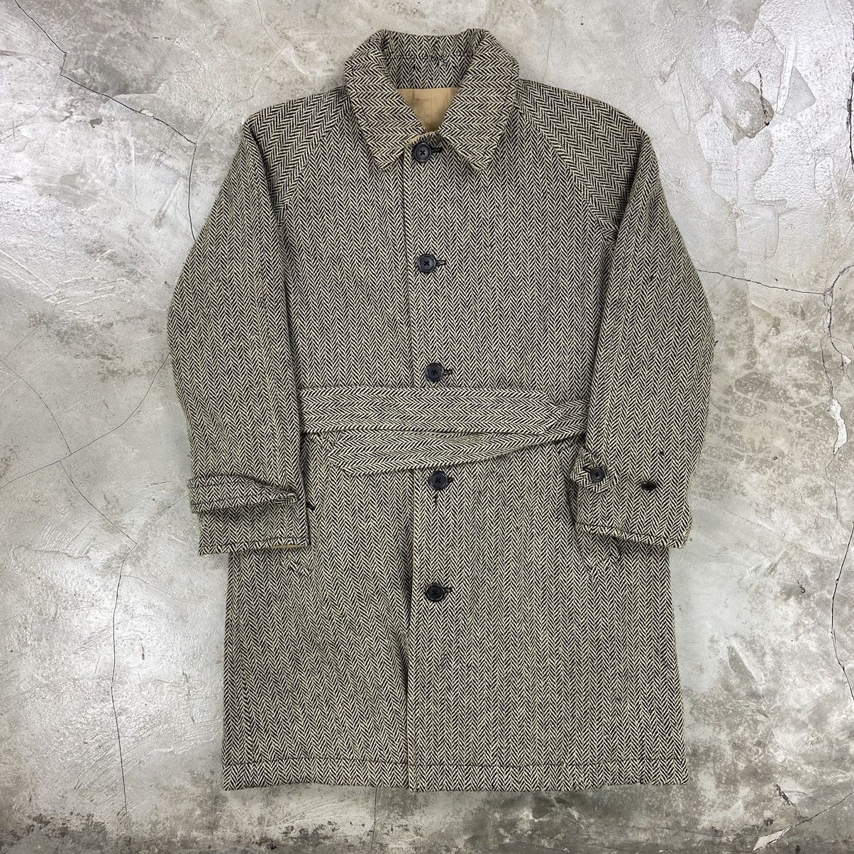 Ralph Lauren Ralph Lauren Herringbone Wool TweedTailored Reversible Coat Size M / US 6-8 / IT 42-44 - 2 Thumbnail