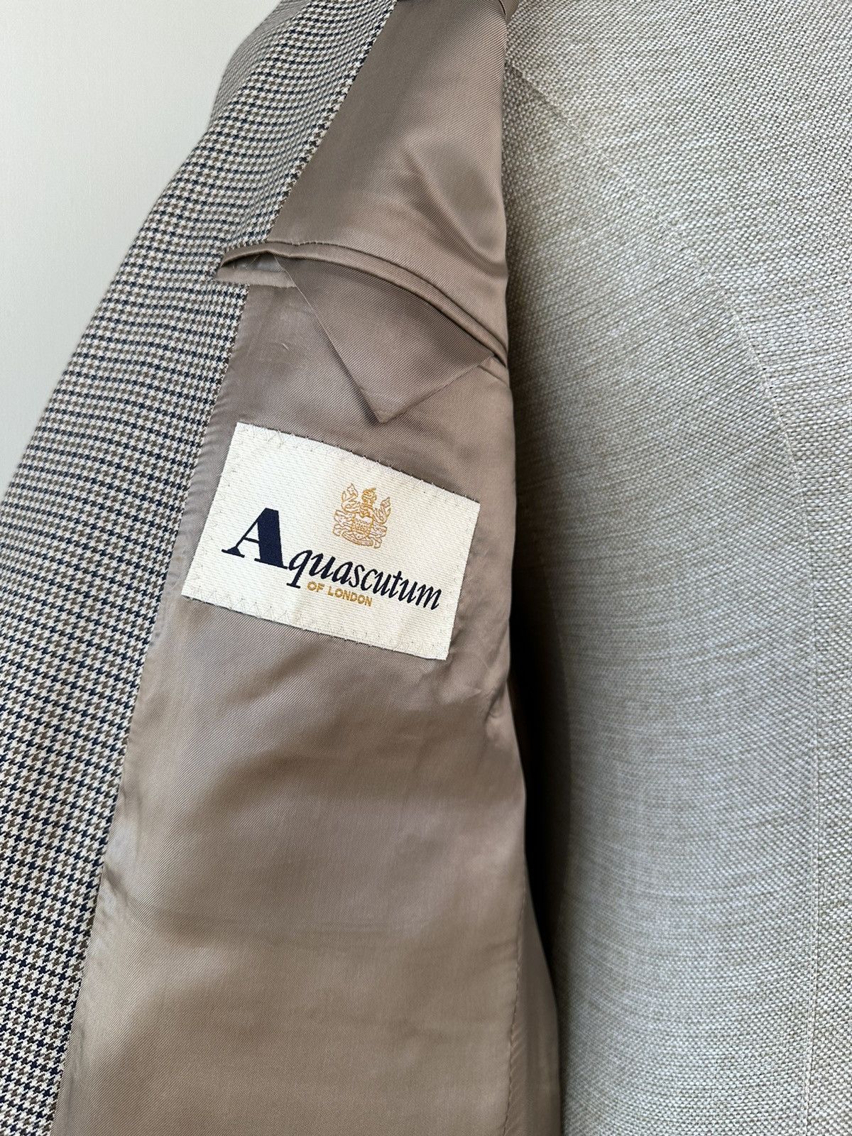 Aquascutum Vintage AQUASCUTUM Classic Check Blazer Jacket size 42S Size 42S - 13 Thumbnail