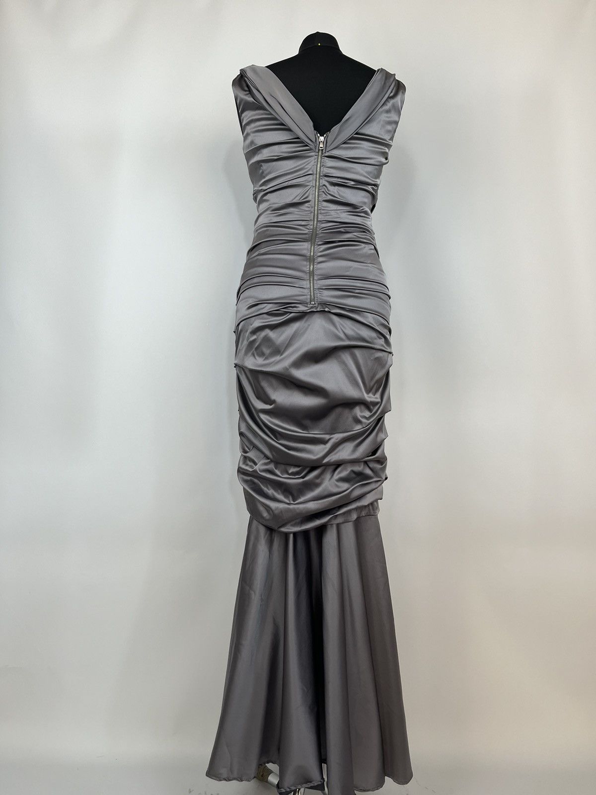 Designer × Dolce & Gabbana DOLCE & GABBANA Dress Sheath Mermaid Silk Stretch (0355) Size L / US 10 / IT 46 - 3 Thumbnail