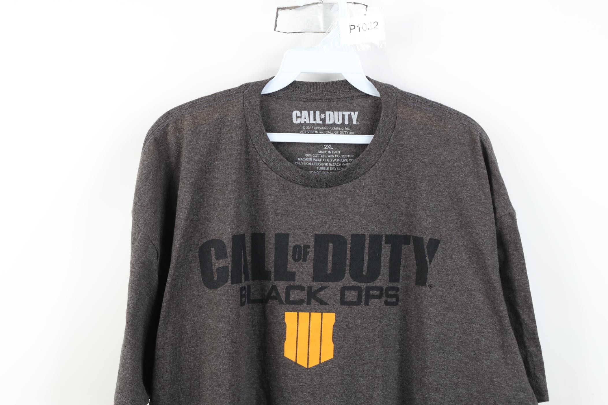 Vintage Vintage Y2K Call of Duty Black Ops Video Game Gamer T-Shirt Size US XL / EU 56 / 4 - 2 Thumbnail