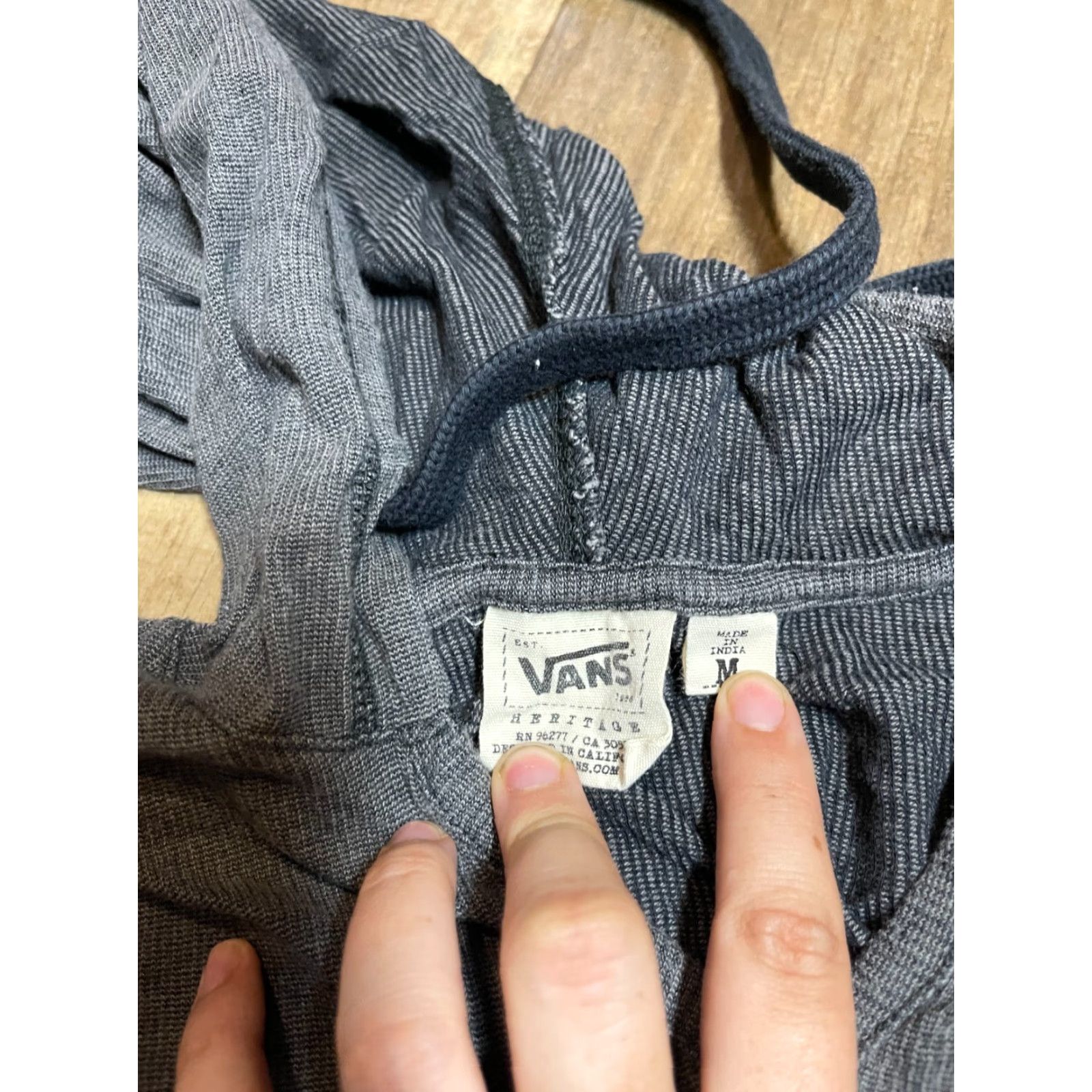 Vans VANS Hoodie Adult Medium M Gray Pull Over Size US M / EU 48-50 / 2 - 4 Thumbnail