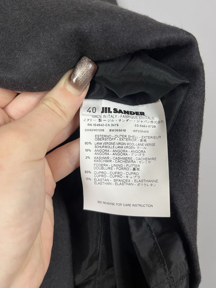 Jil Sander Vintage Jil Sander Wool Midi Skirt Size 27" / US 4 / IT 40 - 7 Thumbnail
