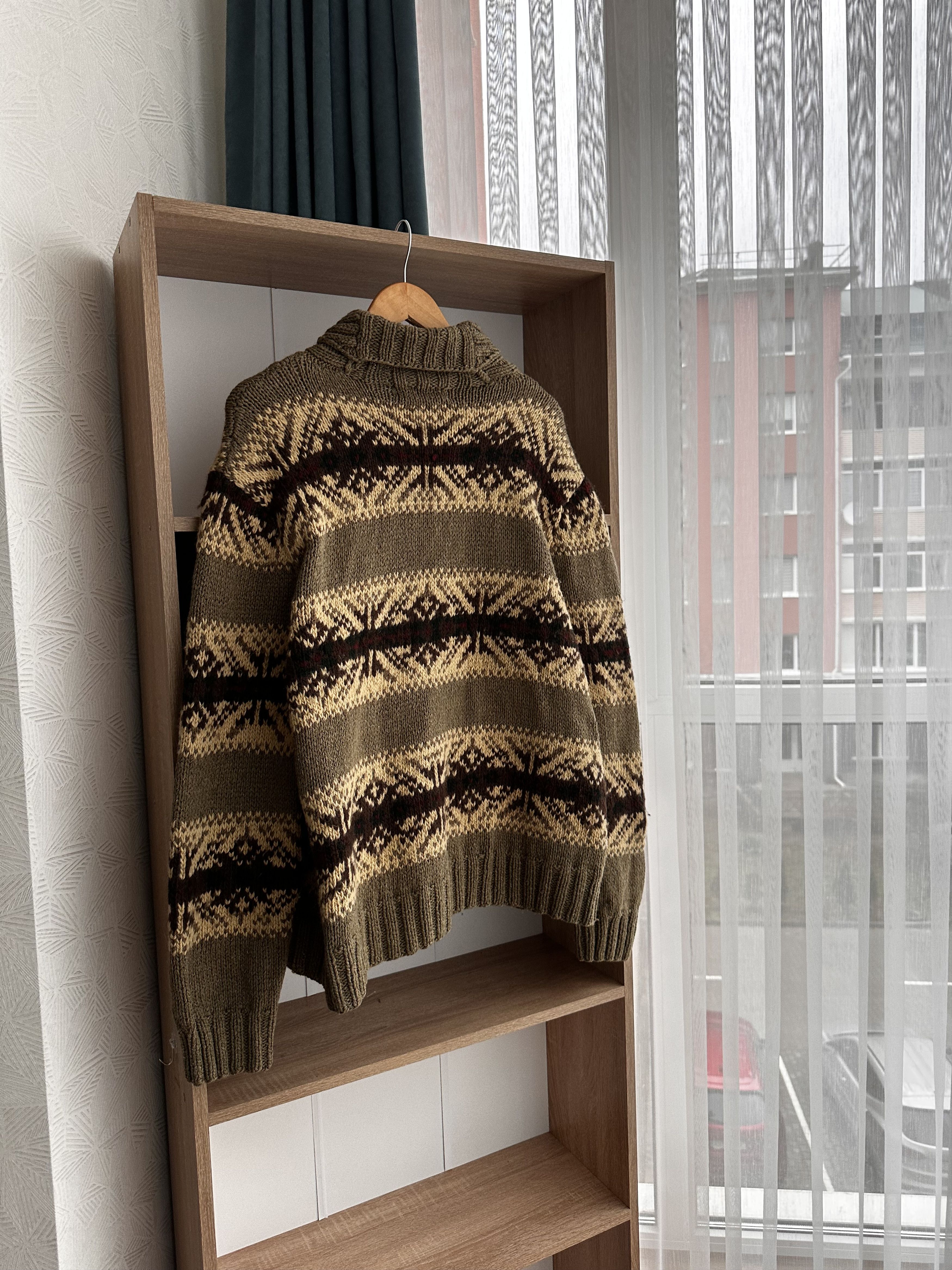 Polo Ralph Lauren Vintage Polo Ralph Lauren RRL Hand Knit Wool Pocket Sweater Size US L / EU 52-54 / 3 - 17 Thumbnail