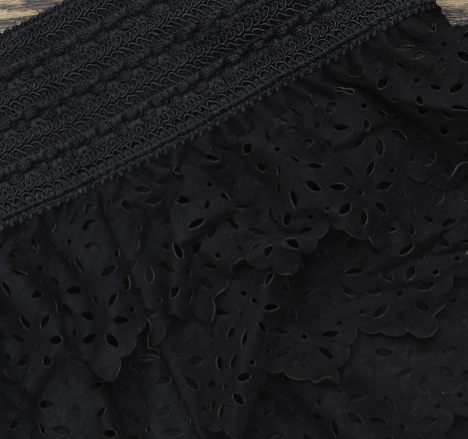 American Rag Nwt American Rag Laser-cut Faux-suede Shorts Black Xs Size 26" / US 2 / IT 38 - 5 Thumbnail