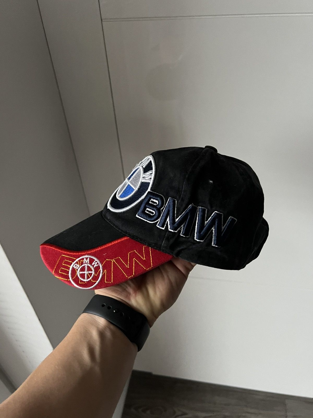 BMW Vintage BMW Embroidered Logo Vintage Racing Formula Cap Size ONE SIZE - 10 Thumbnail