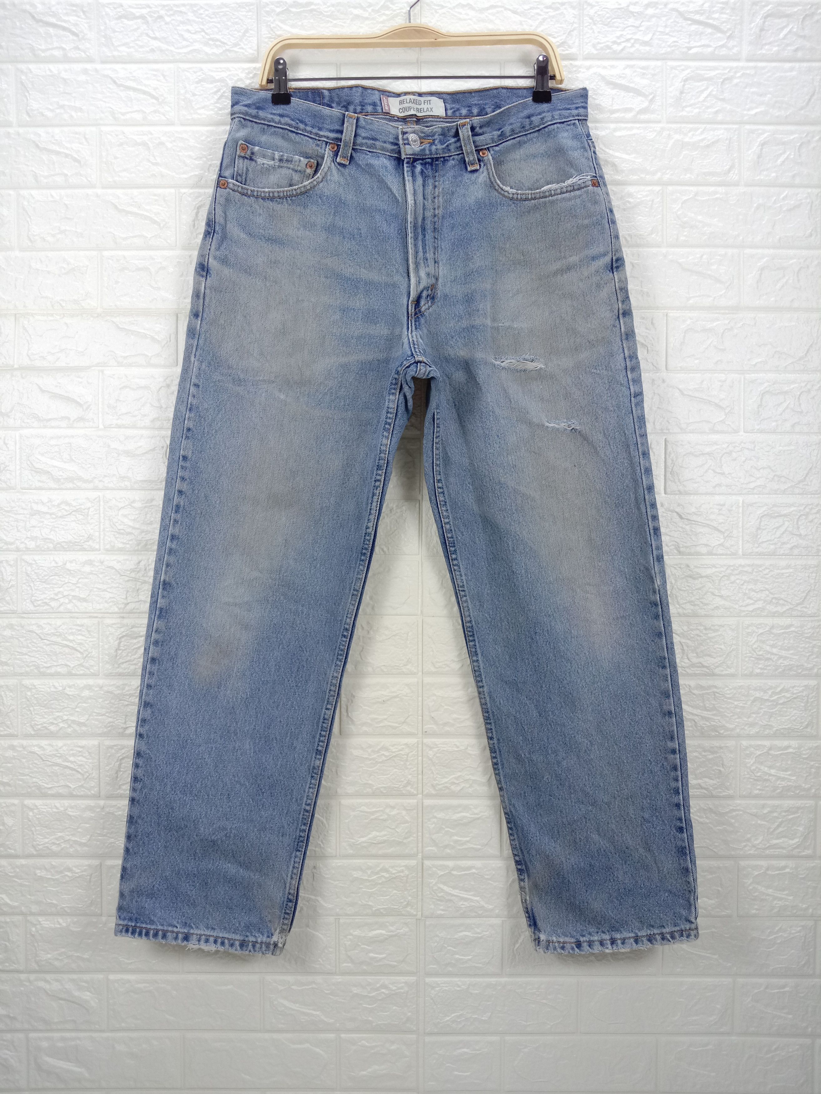 image of Levis x Levis Vintage Clothing Vintage Levi's 550 Jeans Relaxed Fit Tapered Leg Denim in Blue (Size