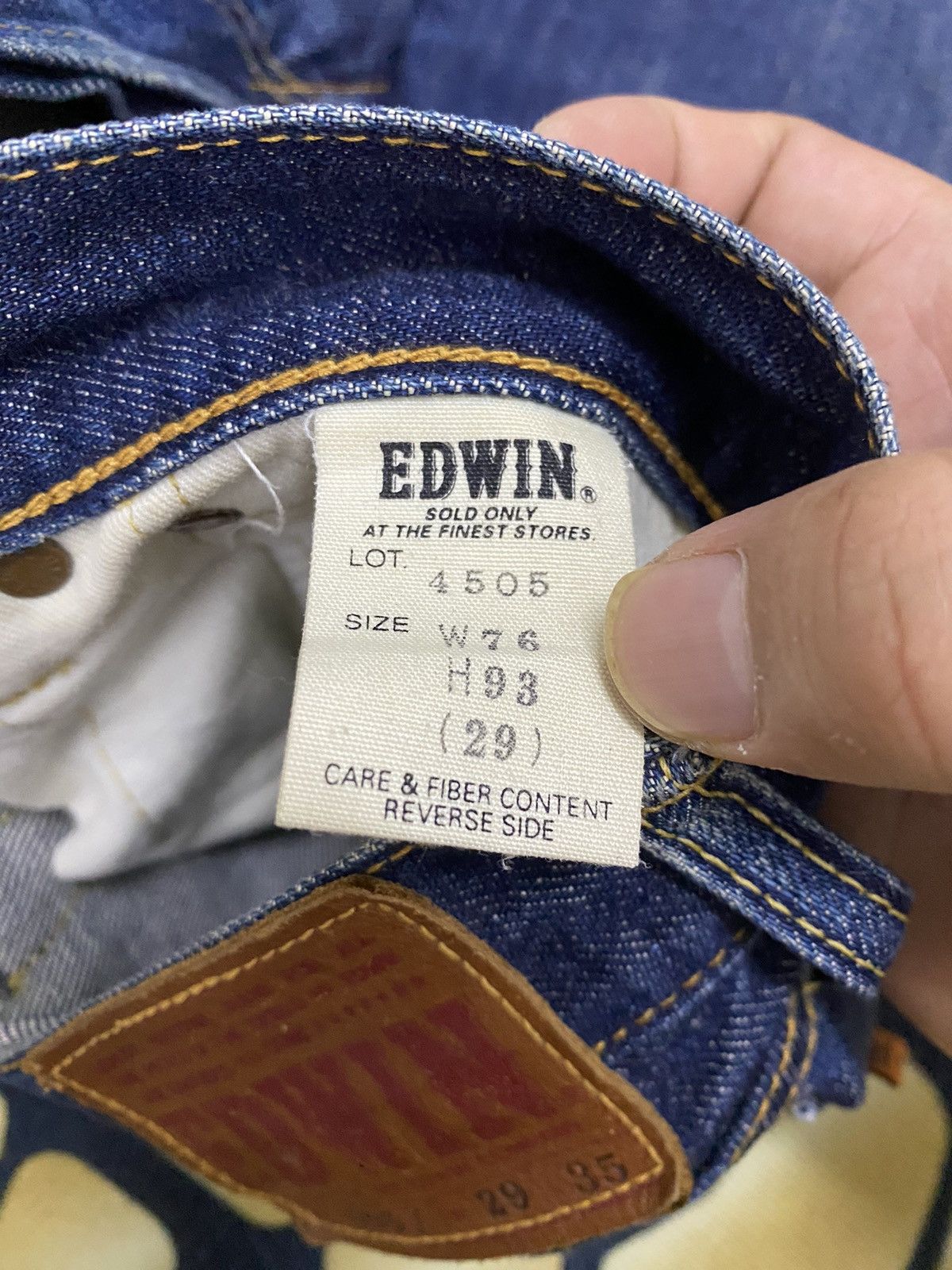 Edwin Edwin Selvedge Denim Jeans Distressed Size US 29 - 14 Thumbnail