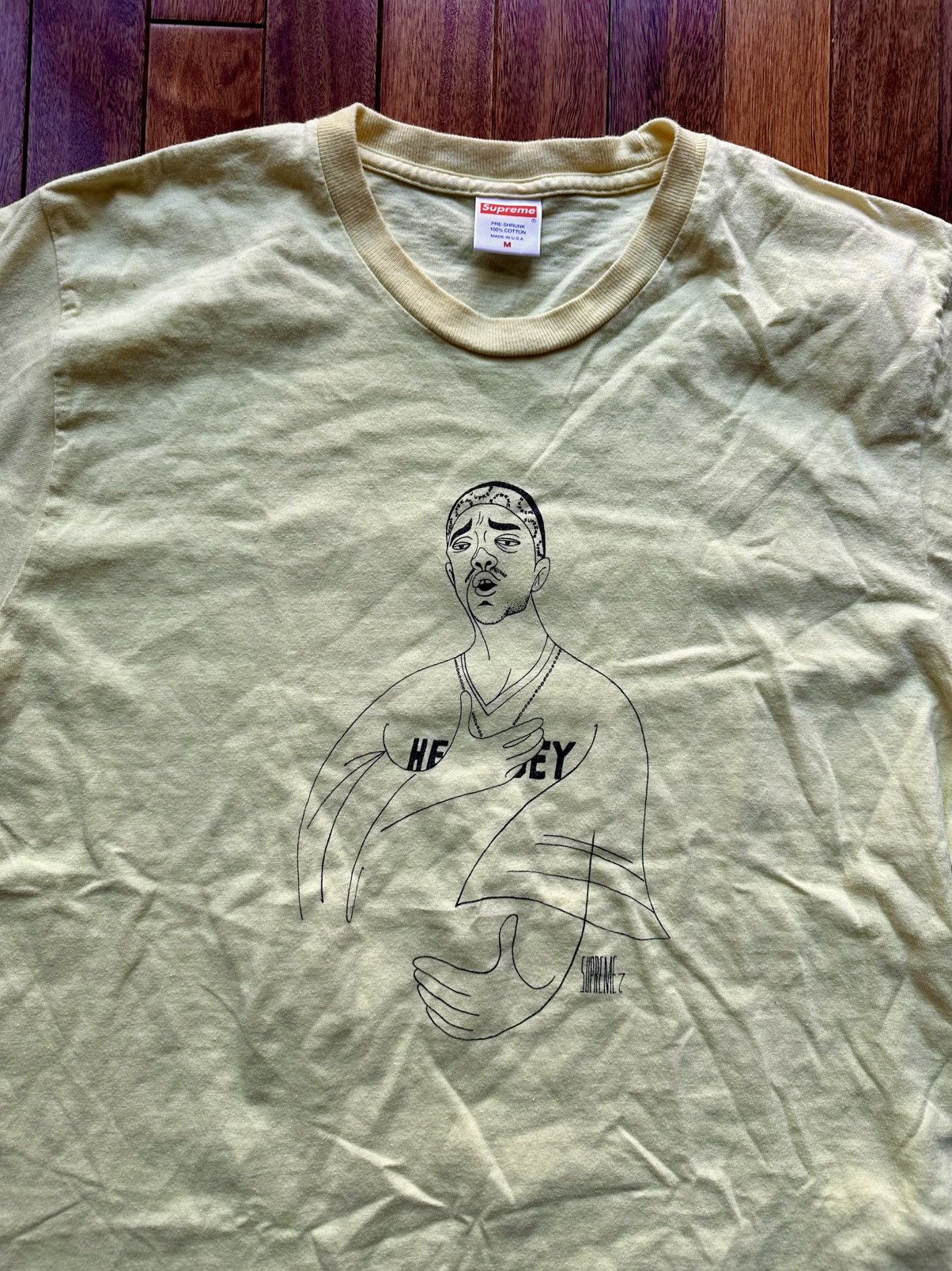 Supreme Supreme Prodigy Tee - Yellow - Medium Size US M / EU 48-50 / 2 - 3 Thumbnail
