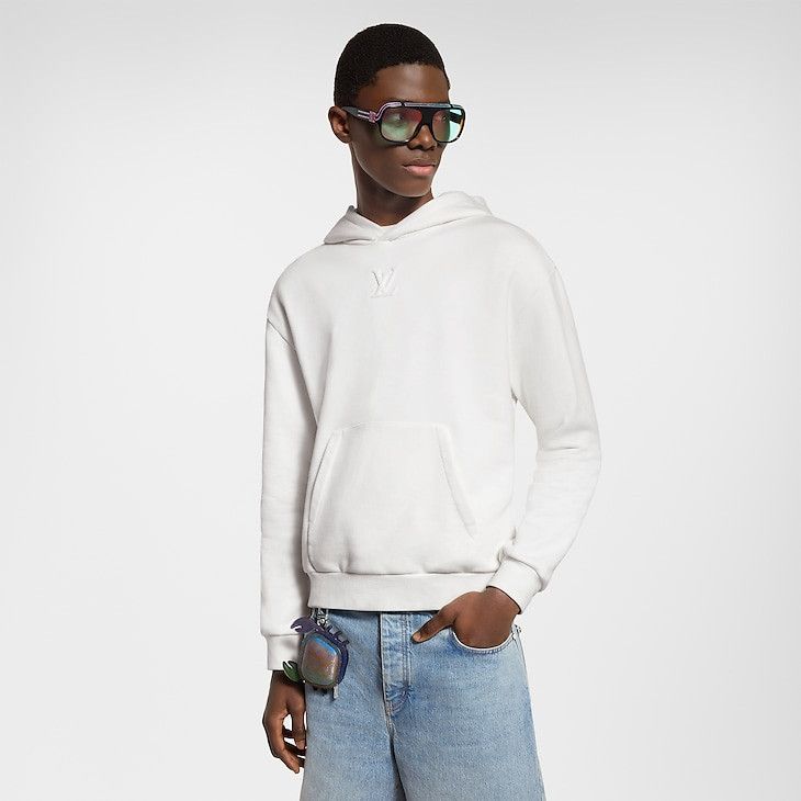 Louis Vuitton LV Embossed Cotton Hoodie Size US S / EU 44-46 / 1 - 2 Thumbnail
