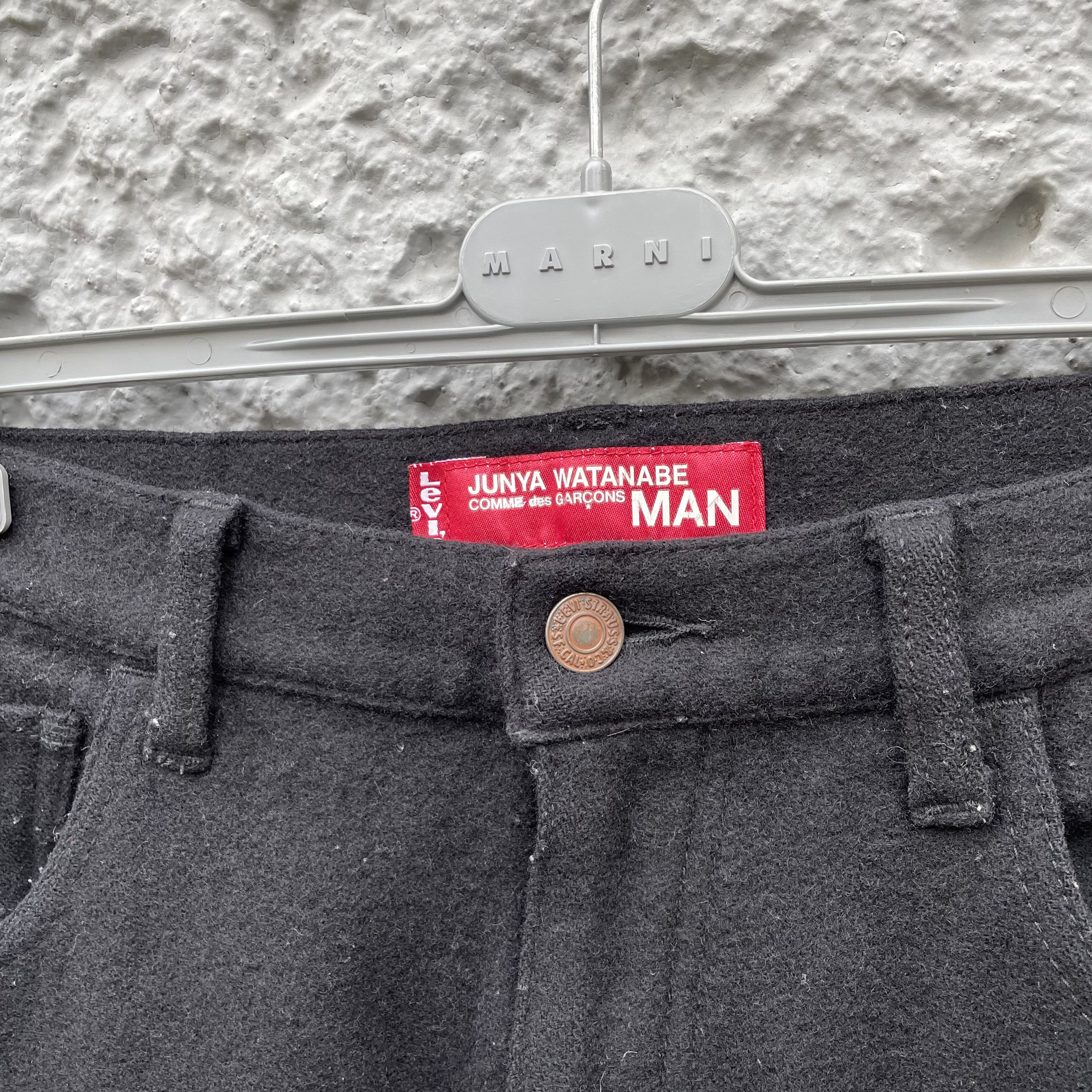 Comme des Garcons CDG Junya Watanabe Man x Levis Black Trousers Pants F/W03 Size US 32 / EU 48 - 6 Thumbnail