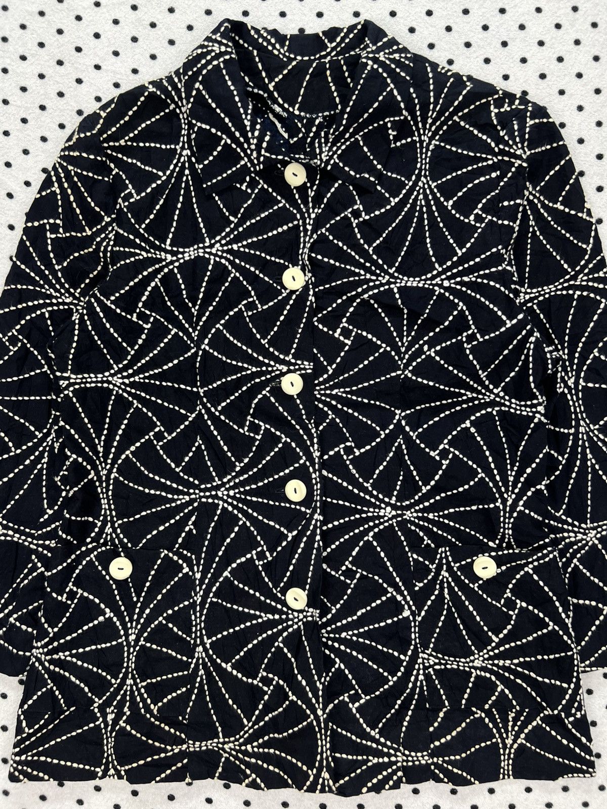 Vintage Vintage Indigo Sashiko Jacket Size S / US 4 / IT 40 - 3 Thumbnail