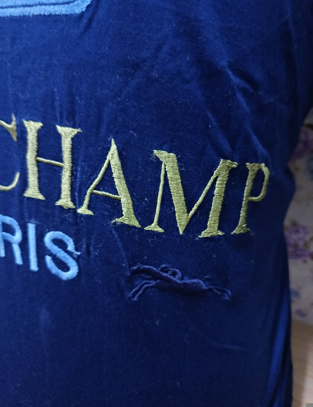 Longchamp Vtg Longchamp Paris Embroidered T-shirt Size US M / EU 48-50 / 2 - 2 Thumbnail