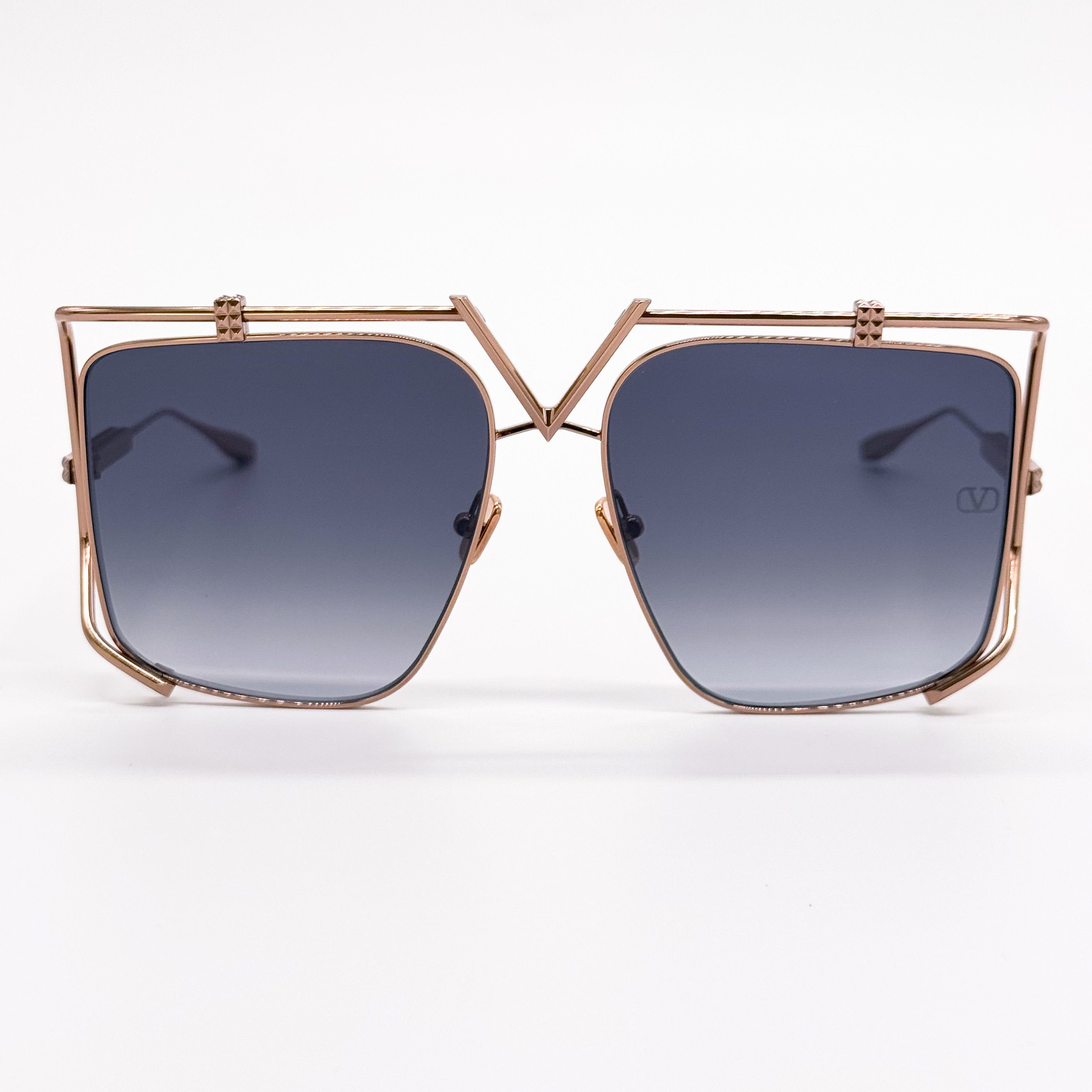 Valentino NEW VALENTINO V-LIGHT VLS-116A GREY TITANIUM SUNGLASSES Size ONE SIZE - 4 Thumbnail