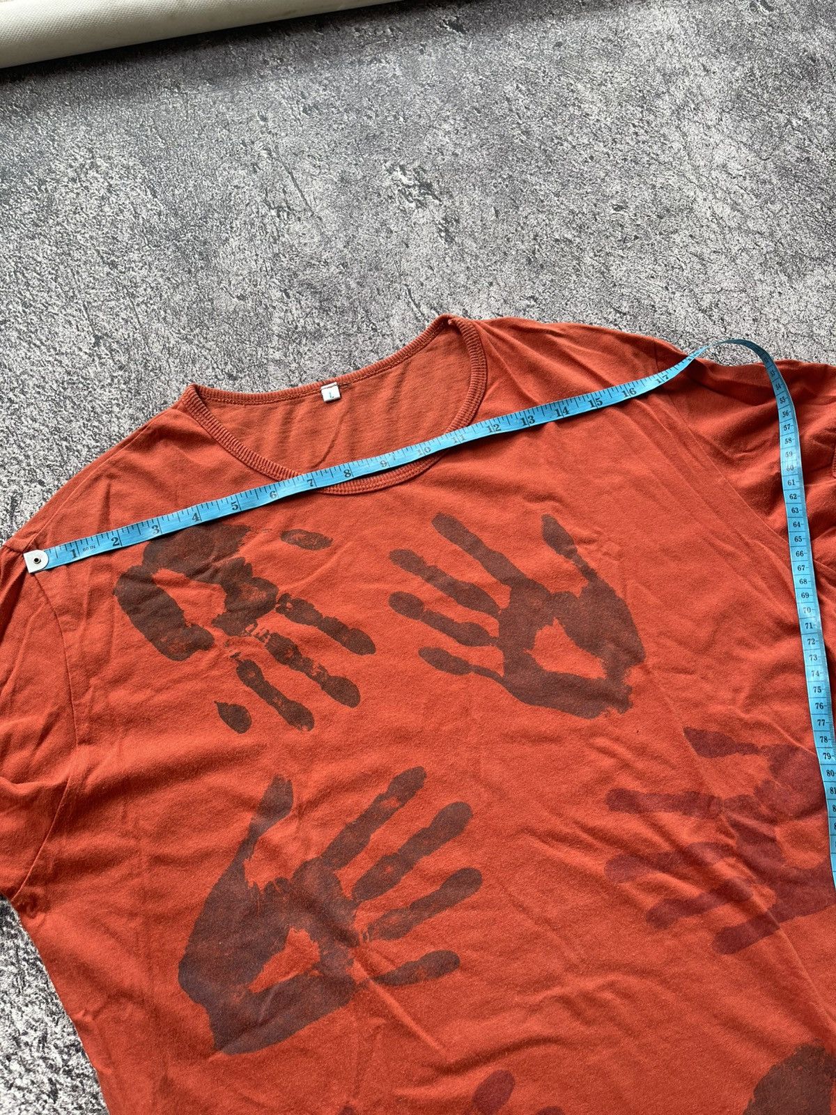 RERE VIVIENNE WESTWOOD MAN HAND PRINT TEE