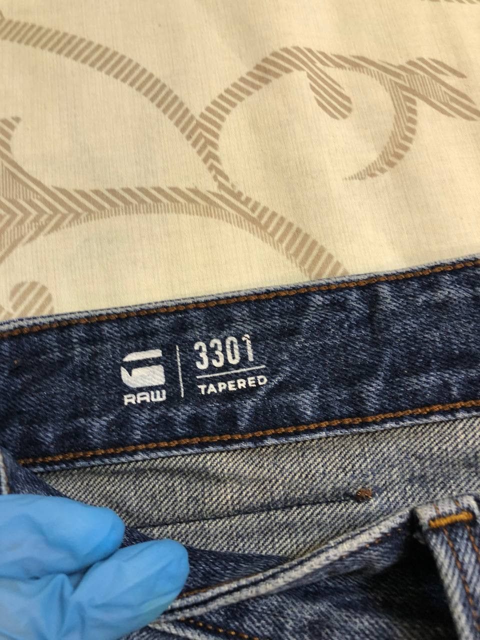 G-Star G STAR RAW 3301 Regular Tapered Jeans Button Fly Size US 29 - 2 Thumbnail
